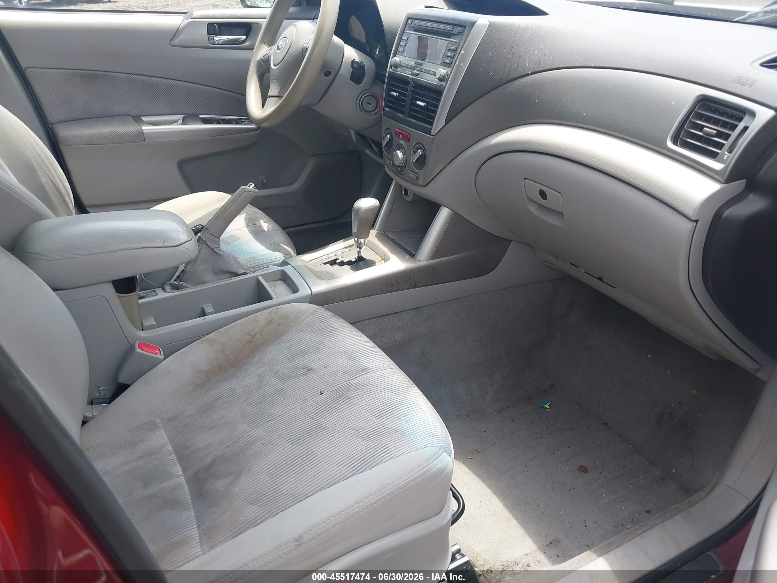 2010 Subaru Forester 2.5x Premium Red vin: JF2SH6CC0AH751565