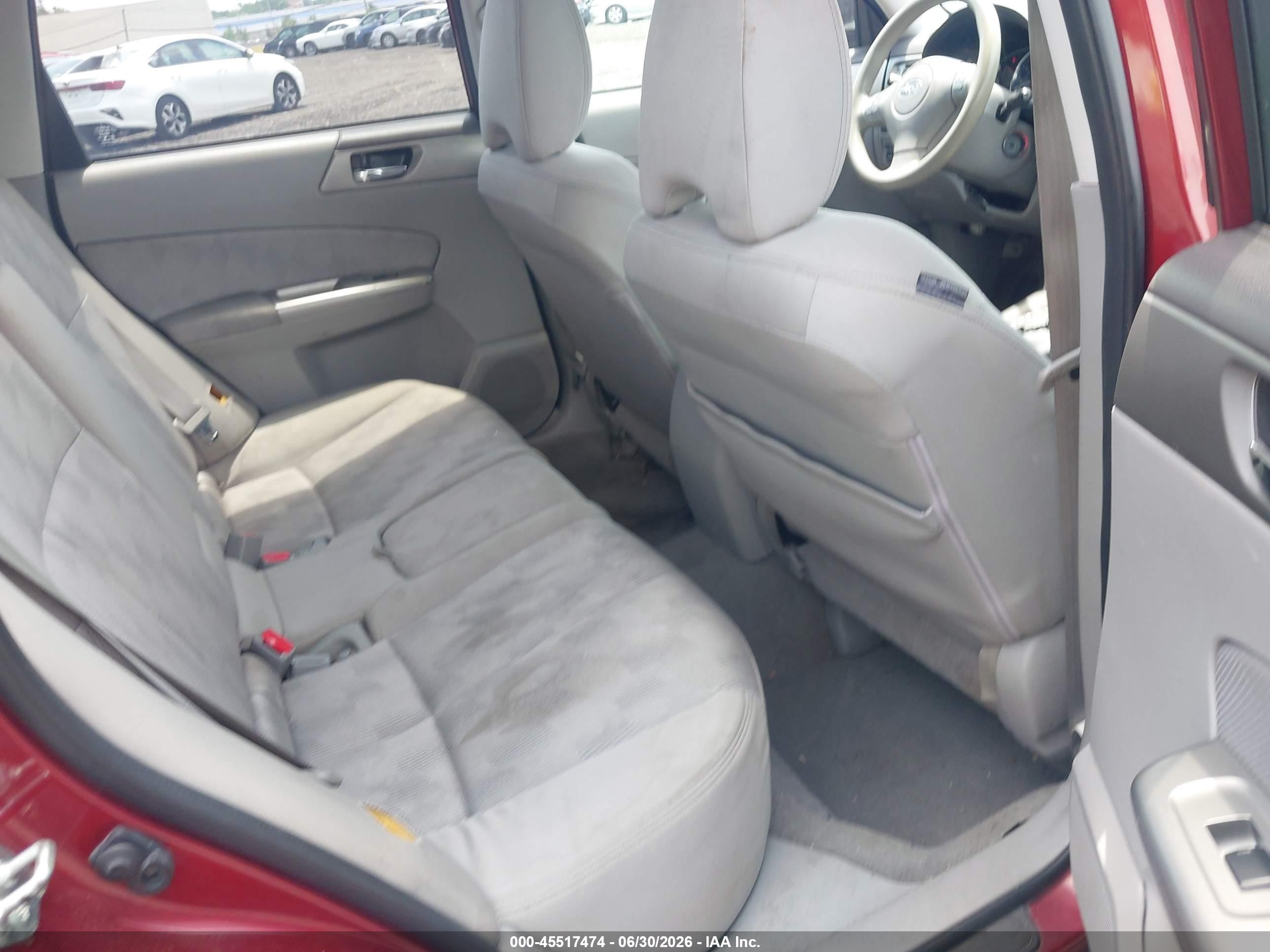 2010 Subaru Forester 2.5x Premium Red vin: JF2SH6CC0AH751565