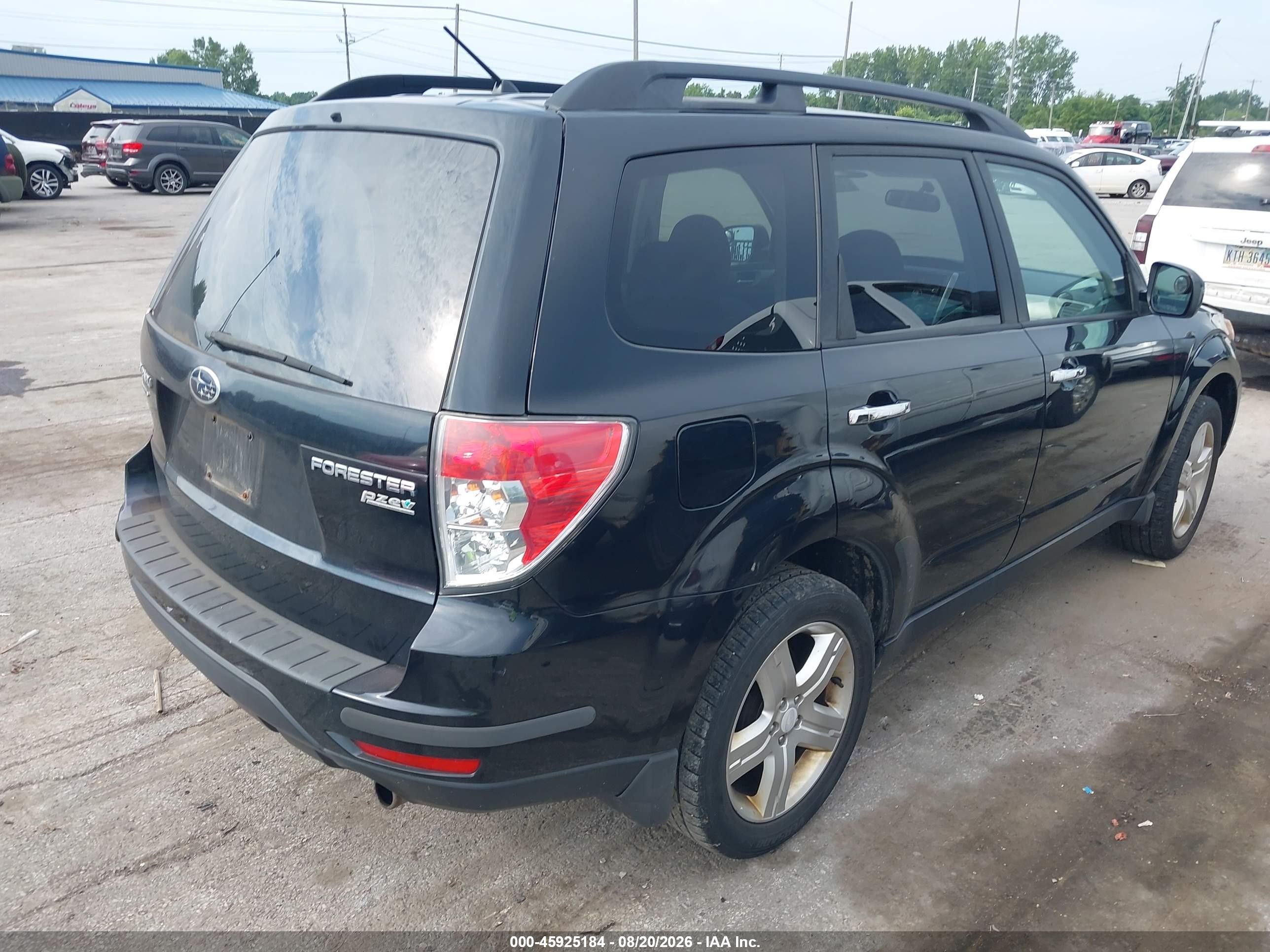 2010 Subaru Forester 2.5x Premium Black vin: JF2SH6CC0AH754563