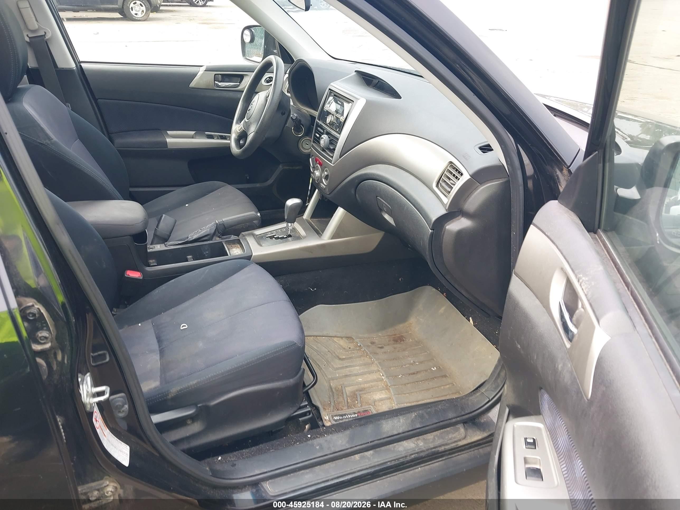2010 Subaru Forester 2.5x Premium Black vin: JF2SH6CC0AH754563