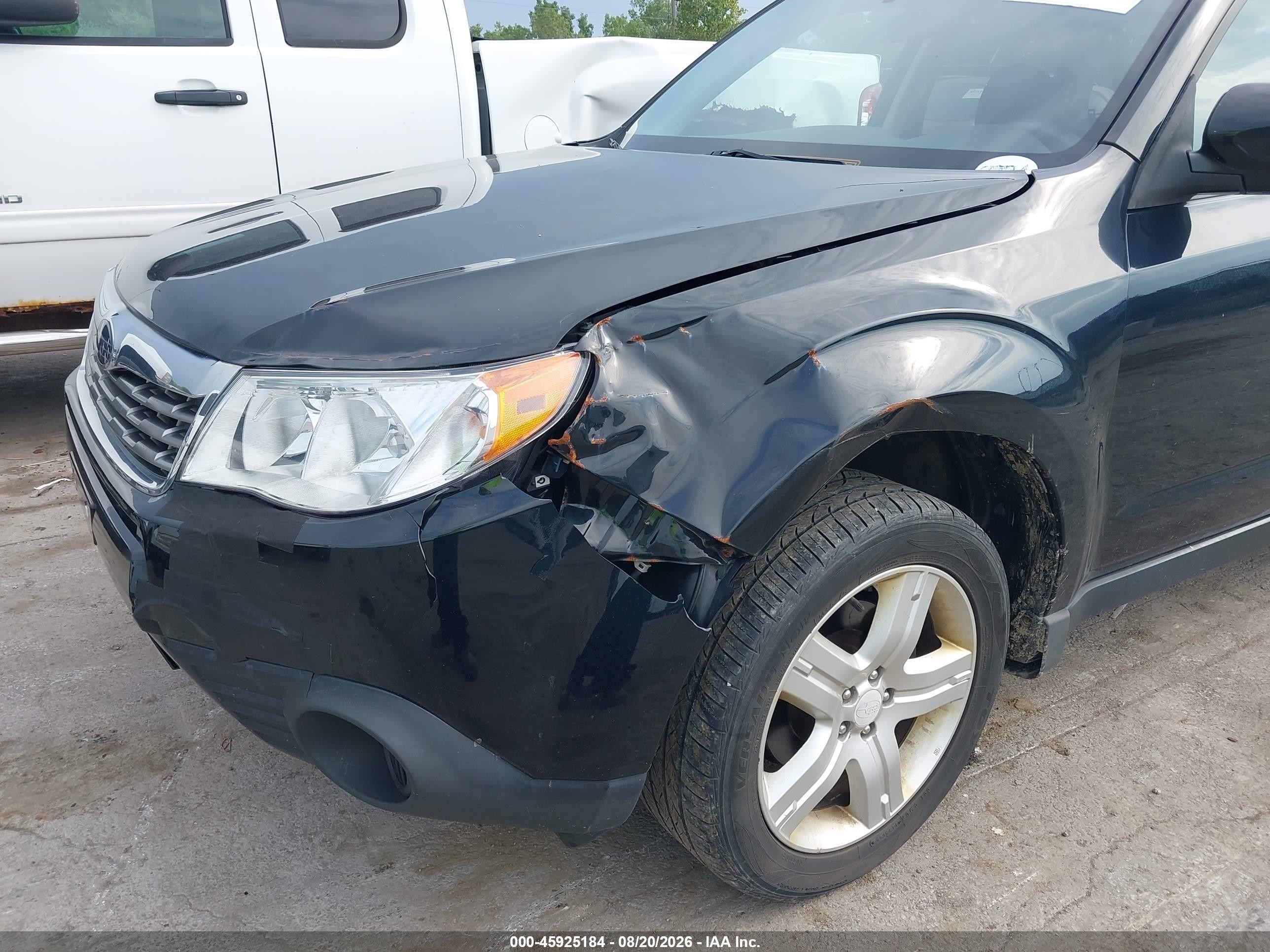 2010 Subaru Forester 2.5x Premium Black vin: JF2SH6CC0AH754563