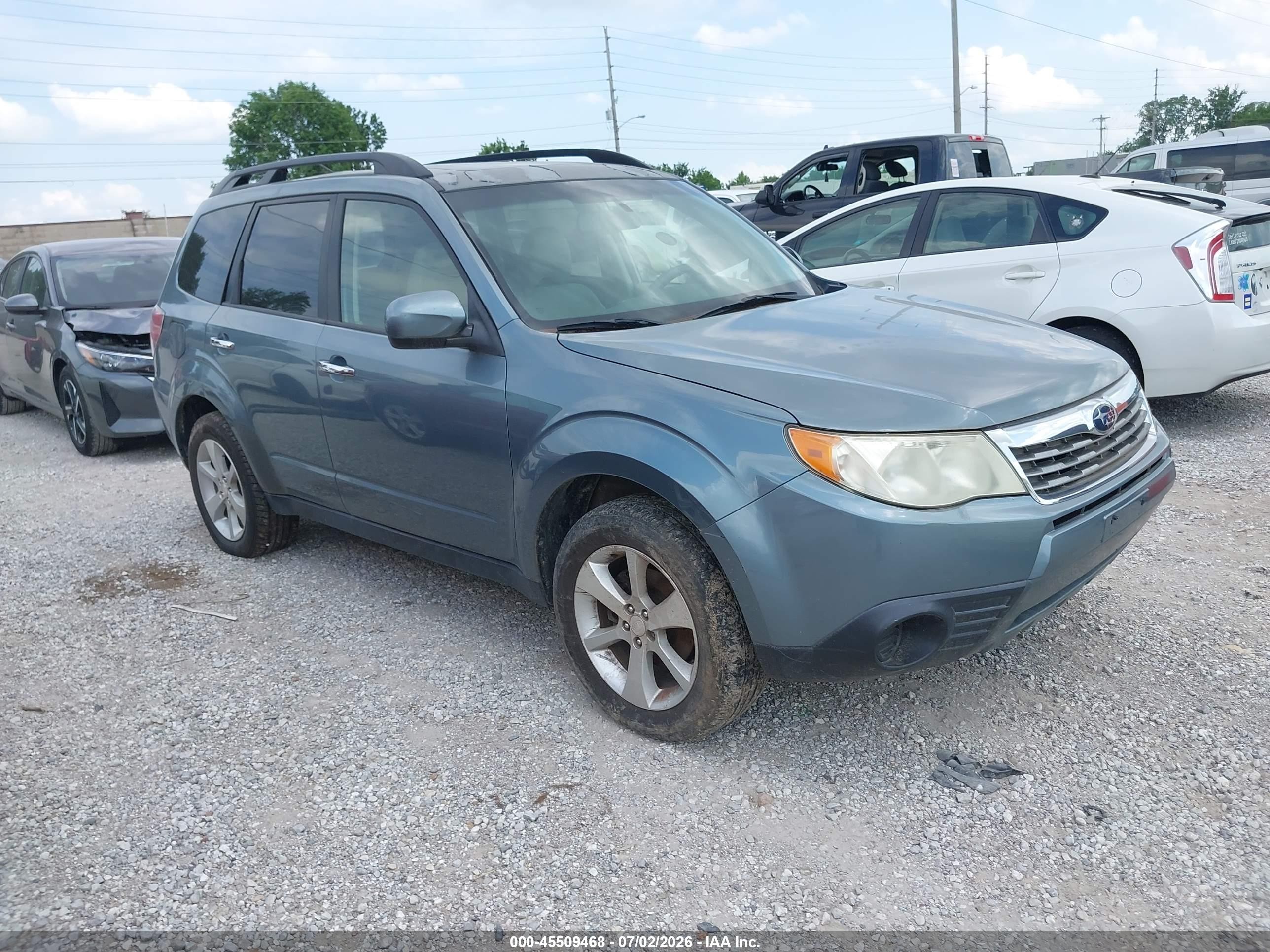 2010 Subaru Forester 2.5x Premium Gray vin: JF2SH6CC0AH762078