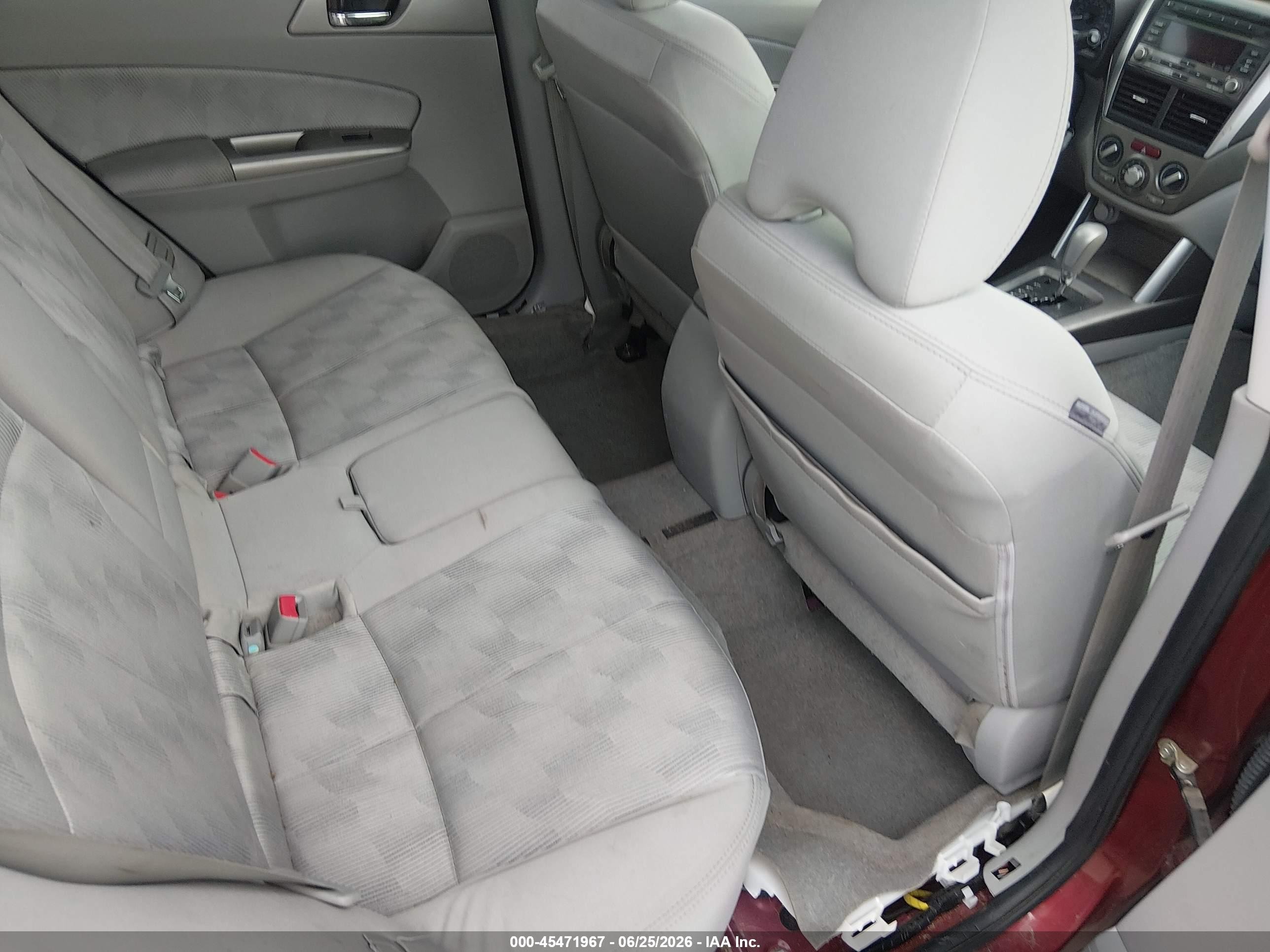 2010 Subaru Forester 2.5x Premium Red vin: JF2SH6CC0AH914666