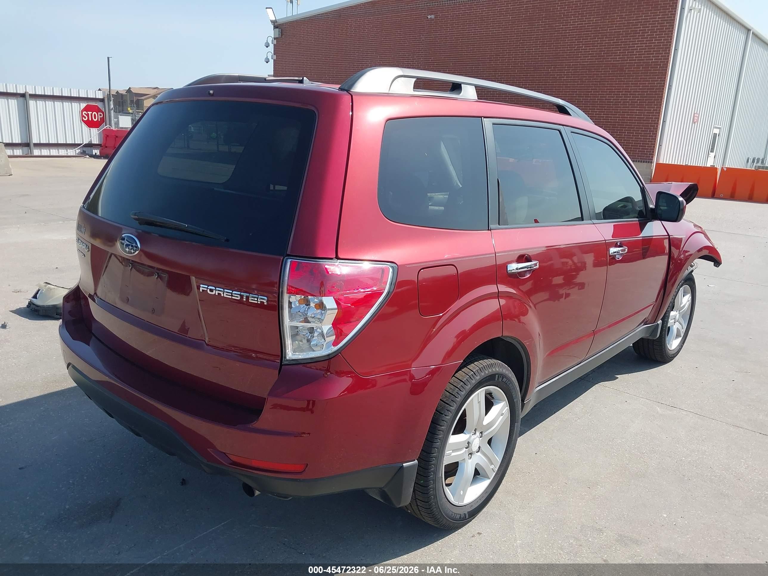2010 Subaru Forester 2.5x Premium Бордовый vin: JF2SH6CC0AH918099