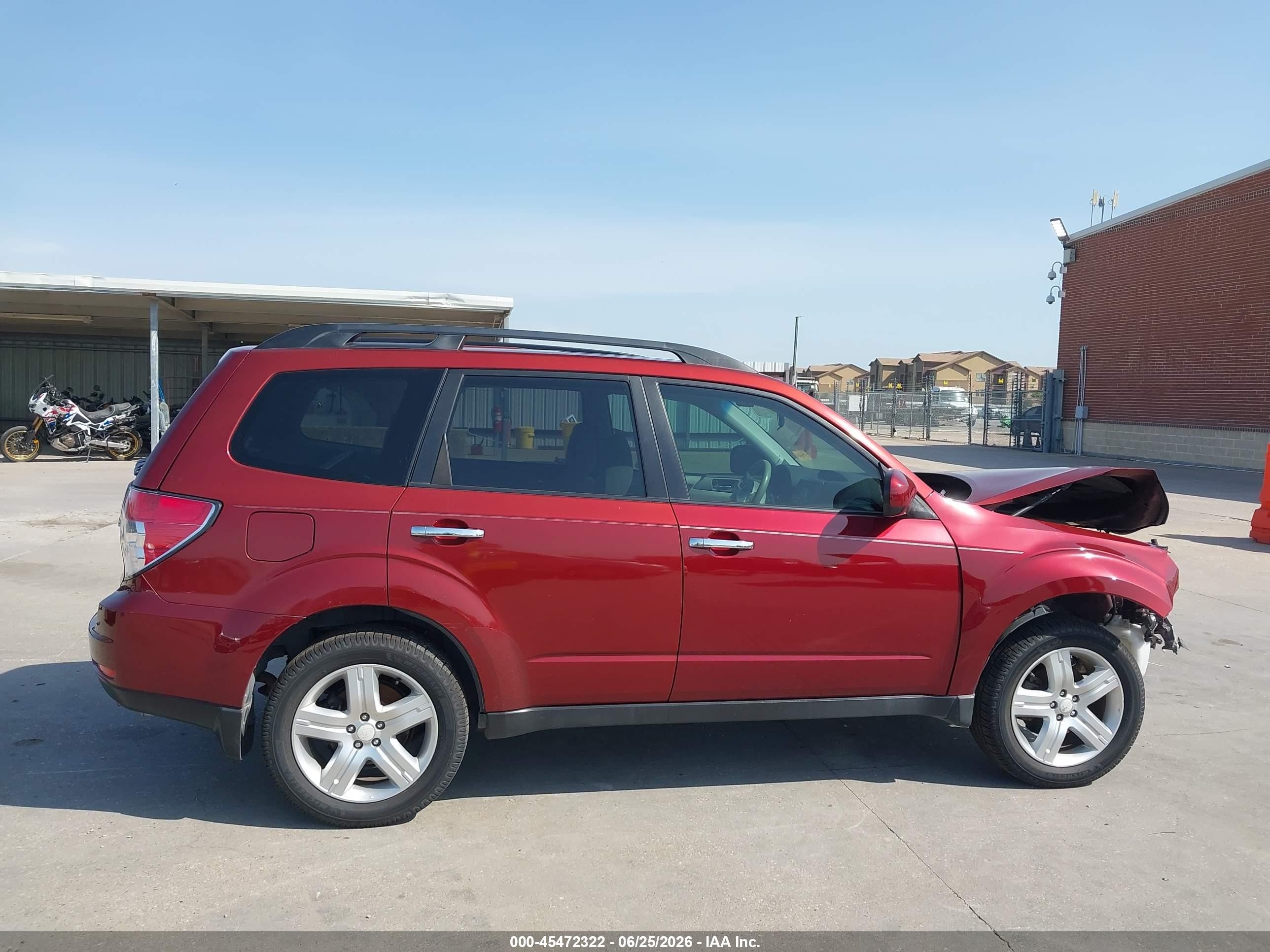 2010 Subaru Forester 2.5x Premium Бордовый vin: JF2SH6CC0AH918099