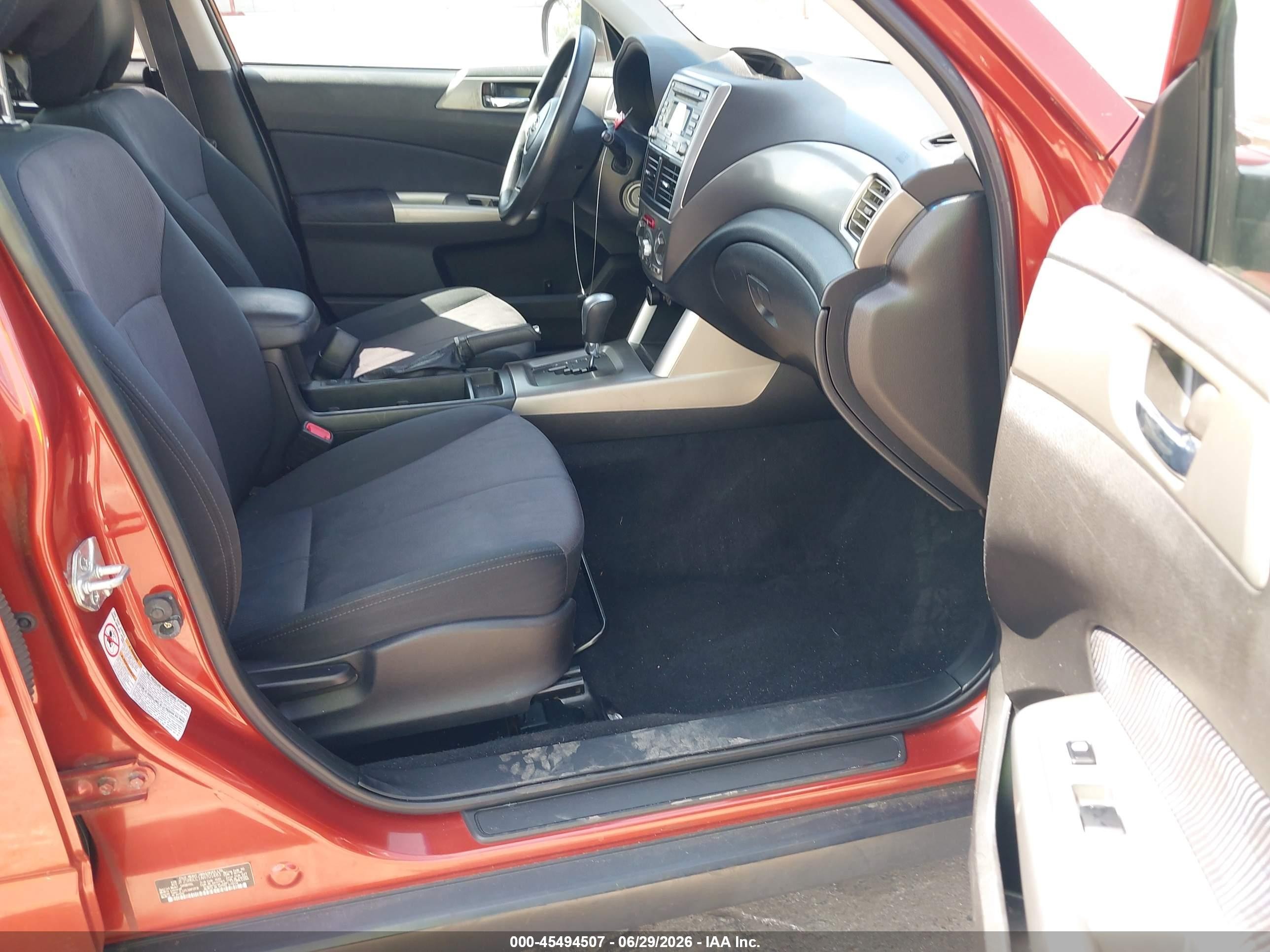 2010 Subaru Forester 2.5x Premium Orange vin: JF2SH6CC1AH701483