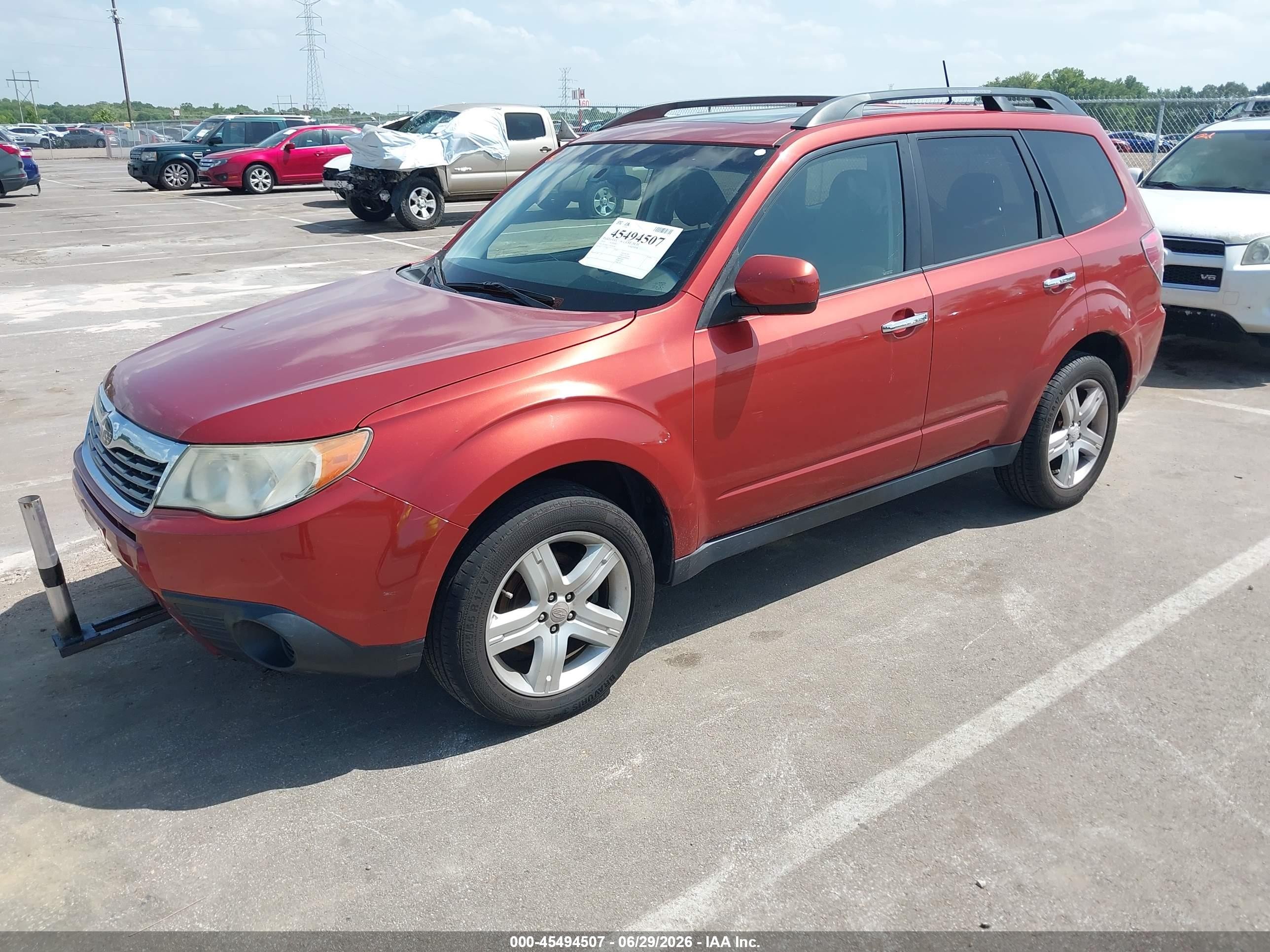 2010 Subaru Forester 2.5x Premium Orange vin: JF2SH6CC1AH701483