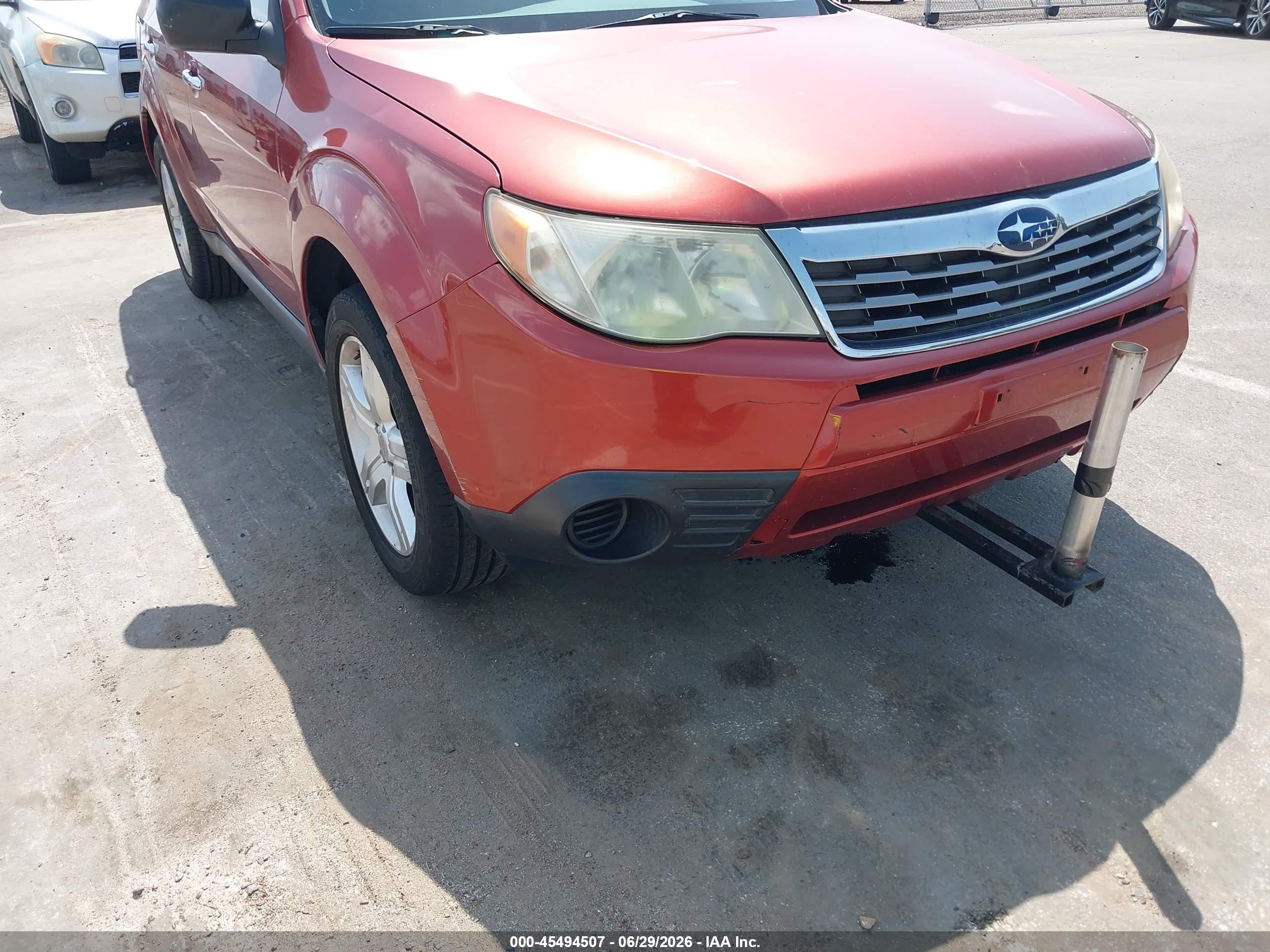 2010 Subaru Forester 2.5x Premium Orange vin: JF2SH6CC1AH701483