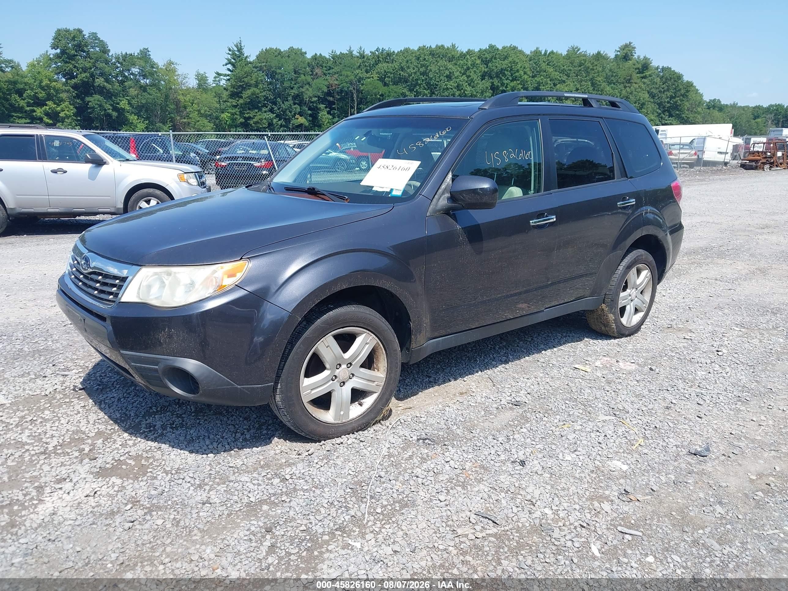 2010 Subaru Forester 2.5x Premium Black vin: JF2SH6CC1AH711849