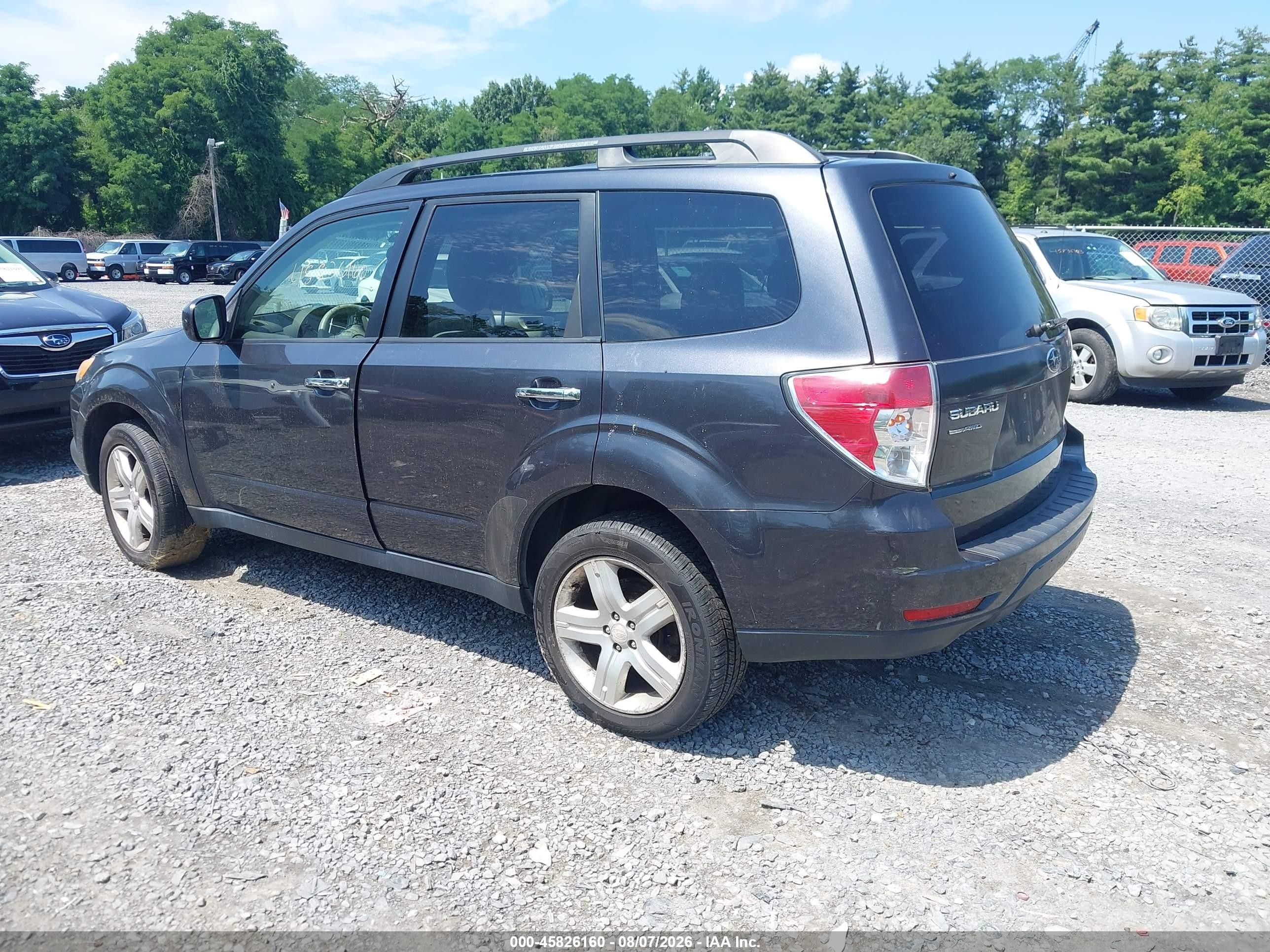 2010 Subaru Forester 2.5x Premium Black vin: JF2SH6CC1AH711849