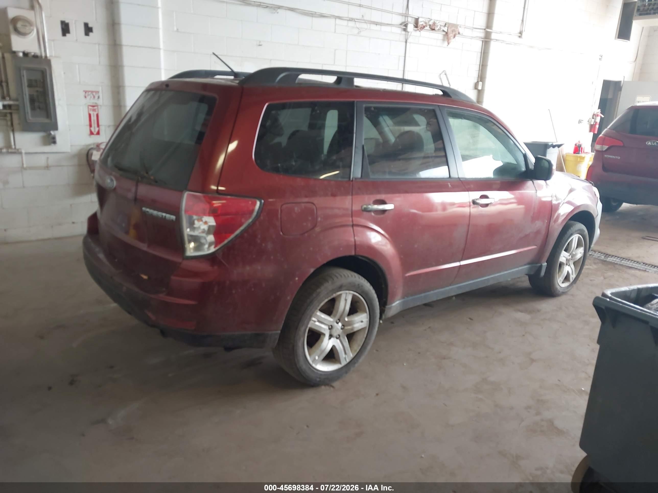 2010 Subaru Forester 2.5x Premium Red vin: JF2SH6CC1AH719725