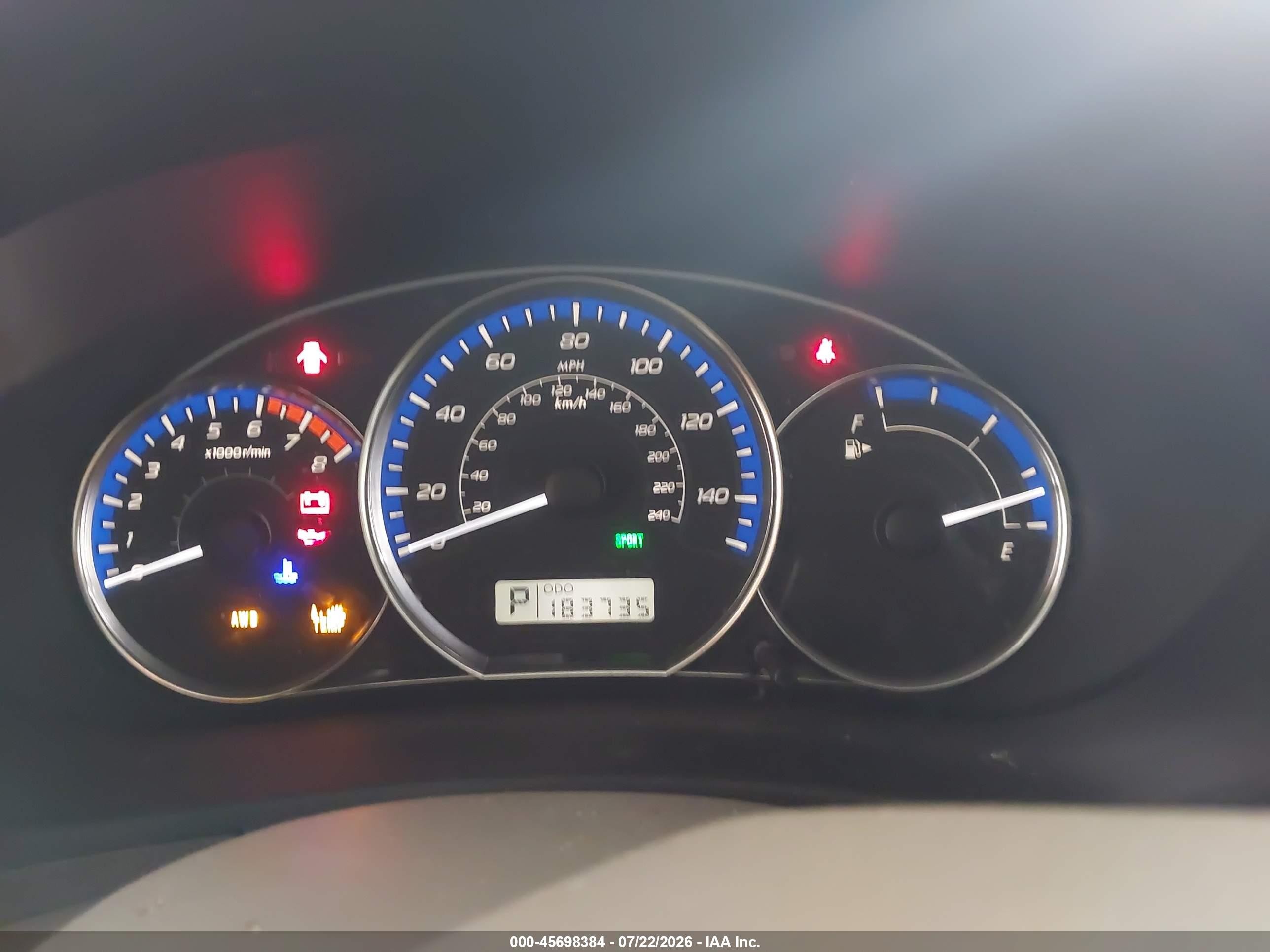 2010 Subaru Forester 2.5x Premium Red vin: JF2SH6CC1AH719725