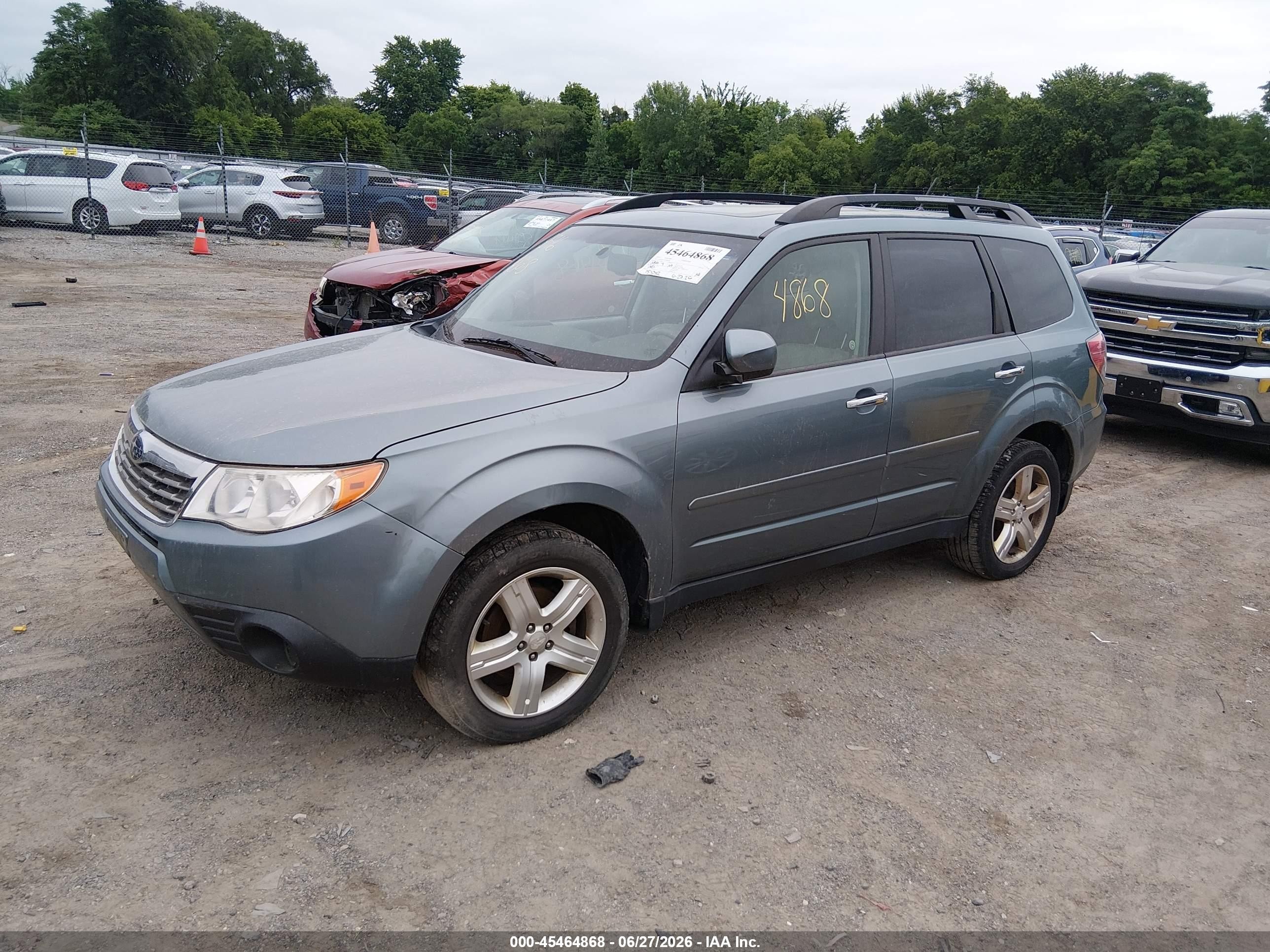 2010 Subaru Forester 2.5x Premium Turquoise vin: JF2SH6CC1AH760288