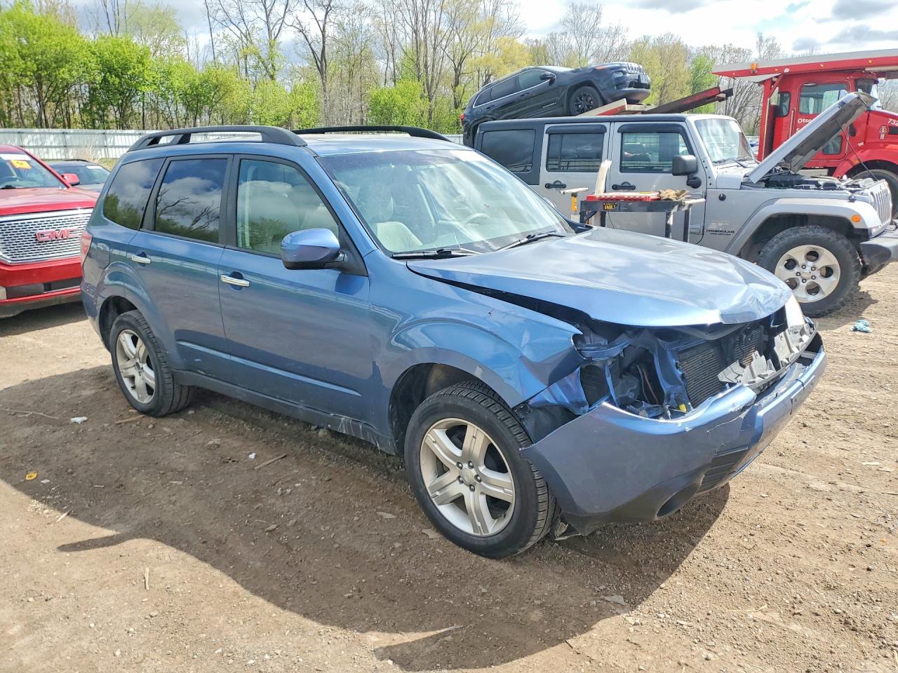 2010 Subaru Forester Blue vin: JF2SH6CC1AH799057