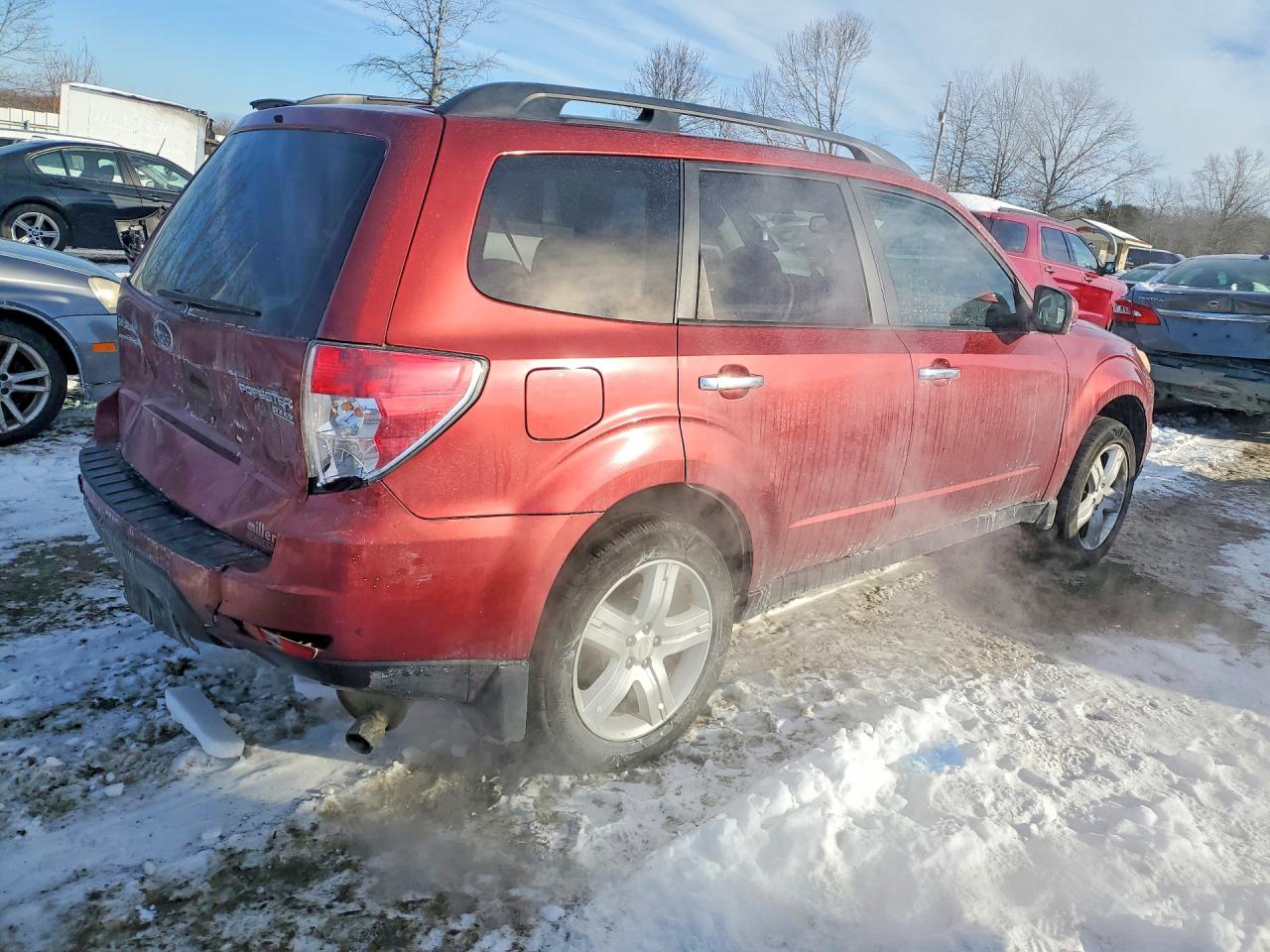 2010 Suba Forester 2 Maroon vin: JF2SH6CC1AH806721