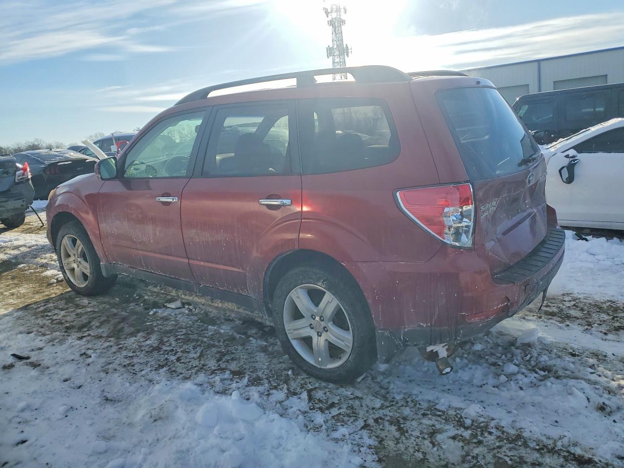 2010 Suba Forester 2 Maroon vin: JF2SH6CC1AH806721