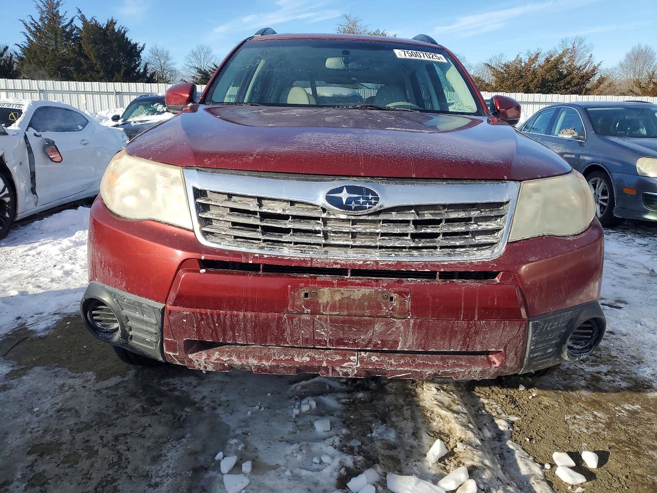 2010 Suba Forester 2 Maroon vin: JF2SH6CC1AH806721