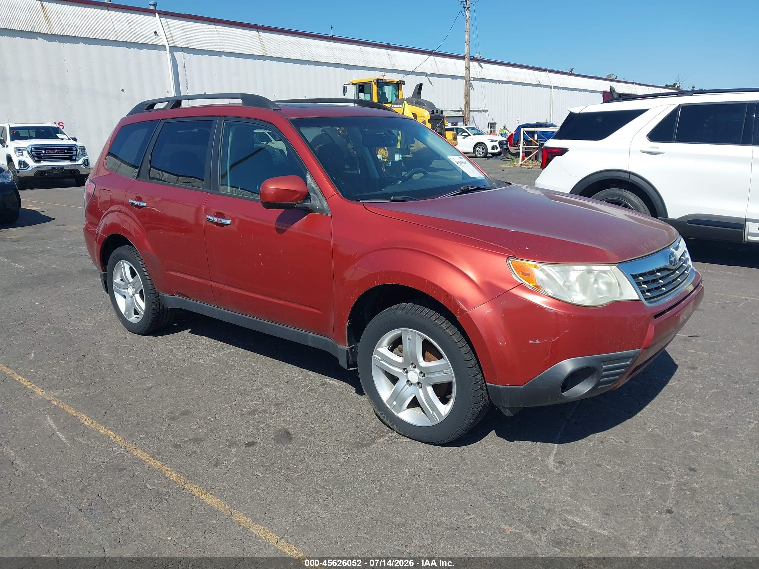 2010 Subaru Forester 2.5x Premium Orange vin: JF2SH6CC1AH913168