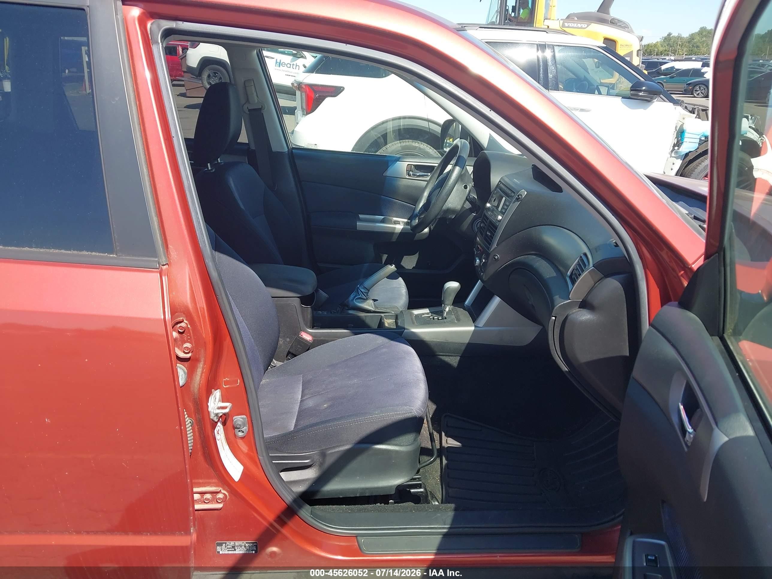 2010 Subaru Forester 2.5x Premium Orange vin: JF2SH6CC1AH913168