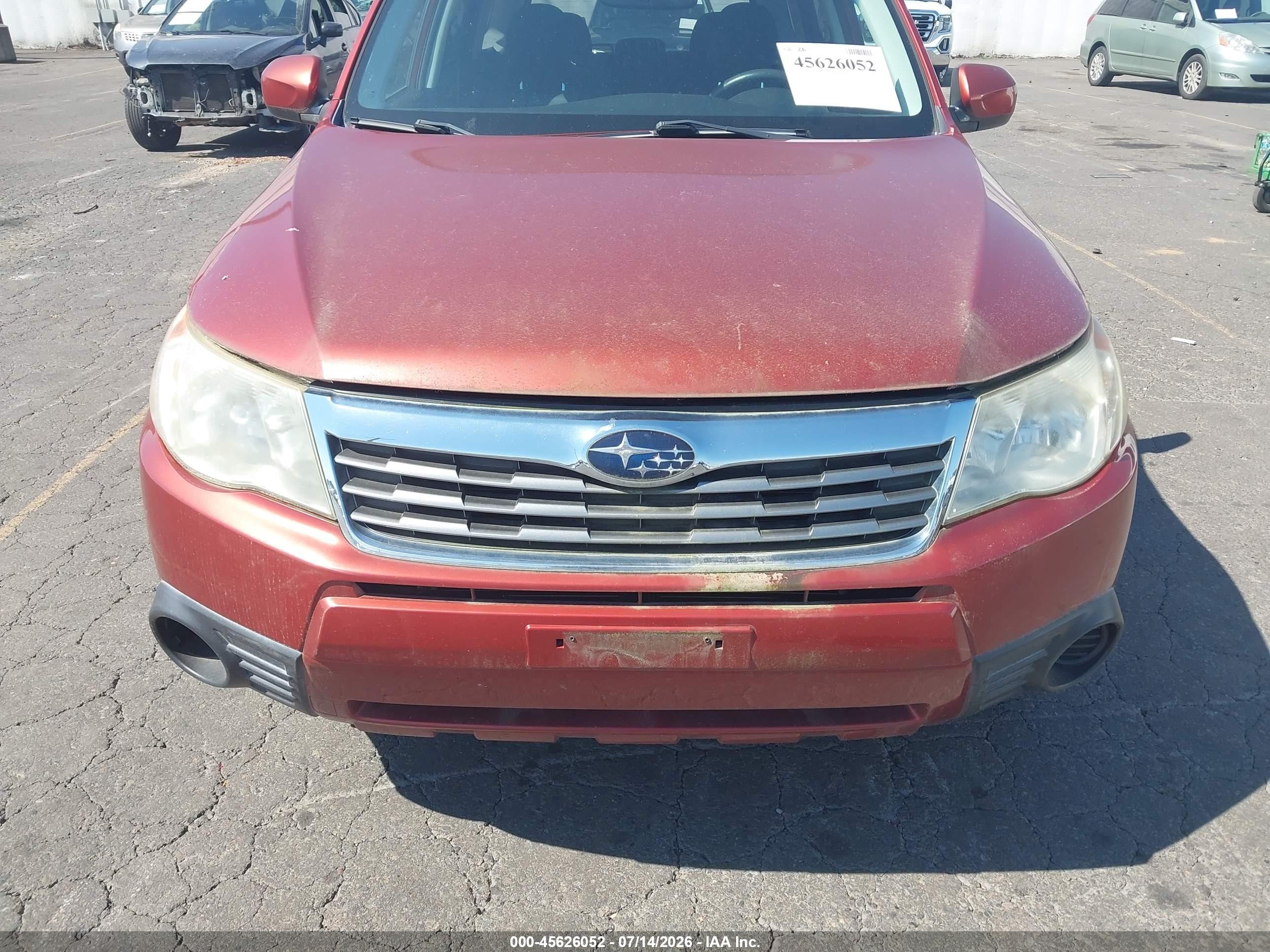 2010 Subaru Forester 2.5x Premium Orange vin: JF2SH6CC1AH913168