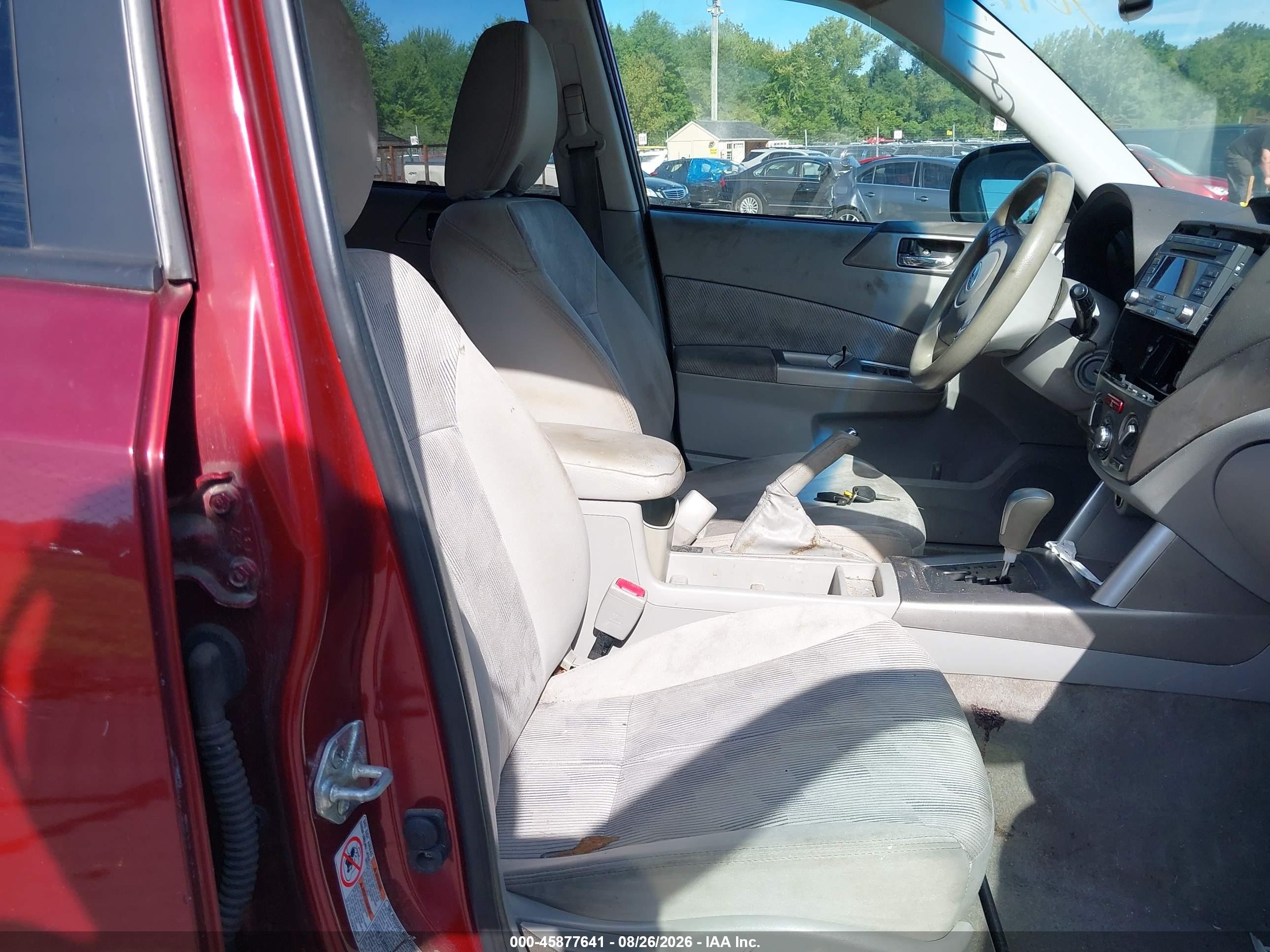 2010 Subaru Forester 2.5x Premium Red vin: JF2SH6CC2AH706224