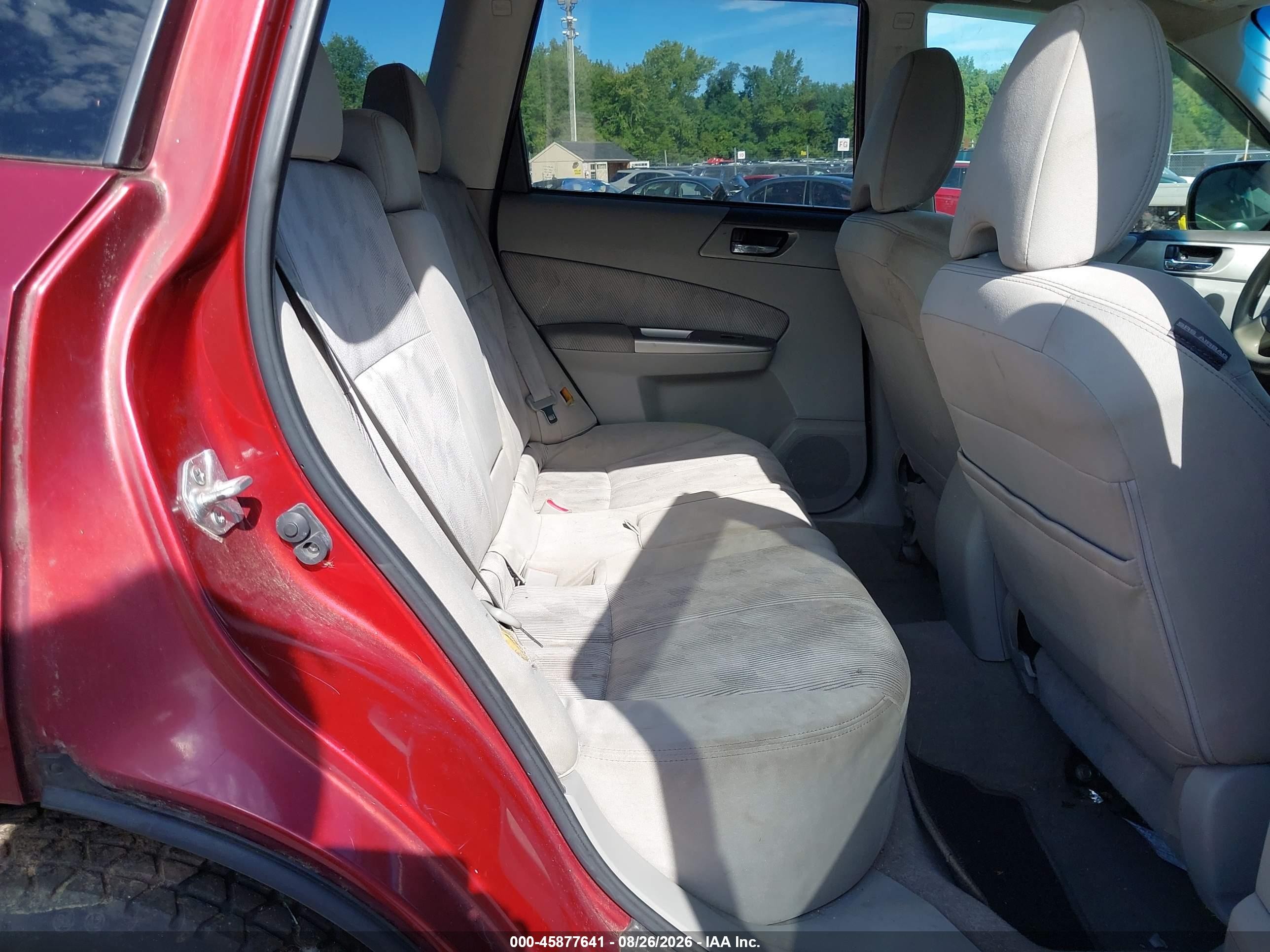2010 Subaru Forester 2.5x Premium Red vin: JF2SH6CC2AH706224