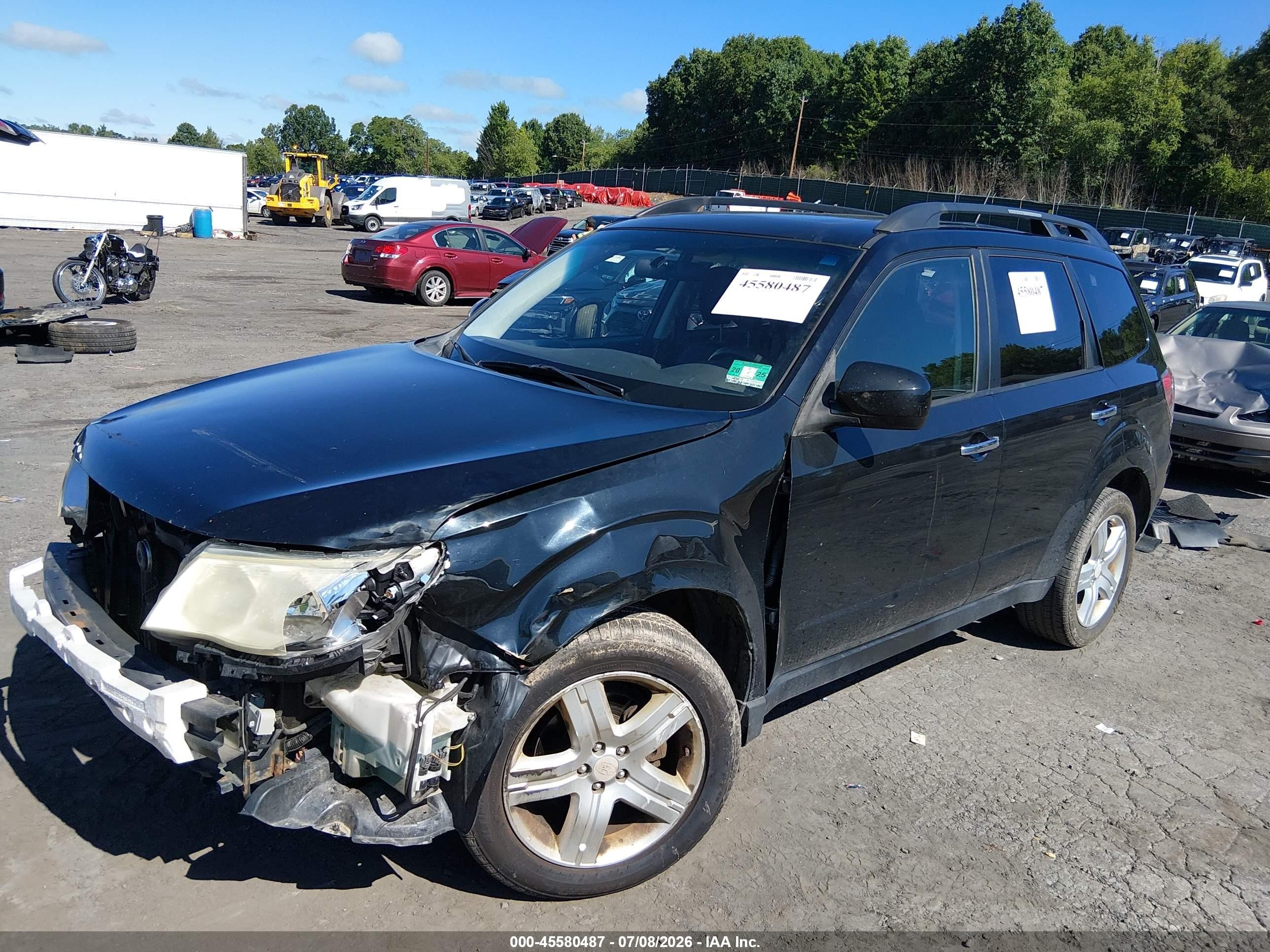 2010 Subaru Forester 2.5x Premium Black vin: JF2SH6CC2AH742544
