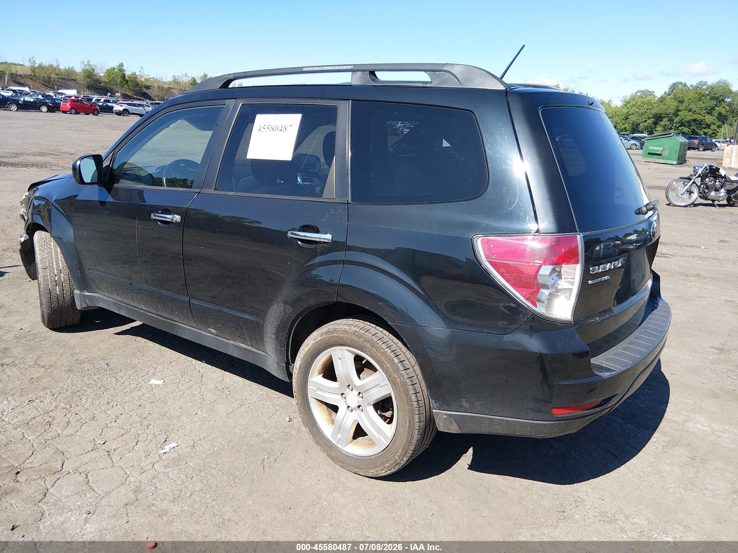 2010 Subaru Forester 2.5x Premium Black vin: JF2SH6CC2AH742544