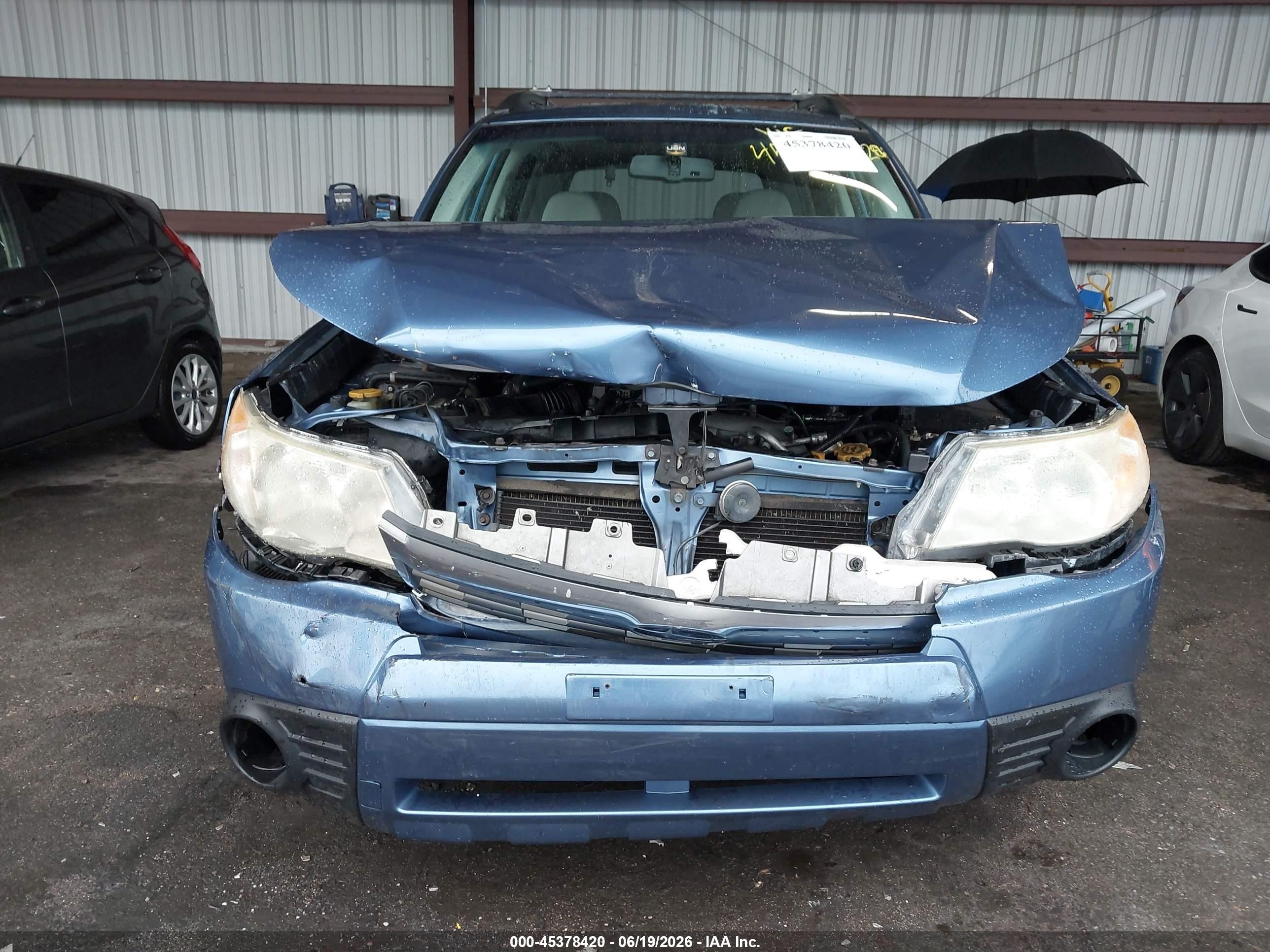 2010 Subaru Forester 2.5x Premium Blue vin: JF2SH6CC2AH750661