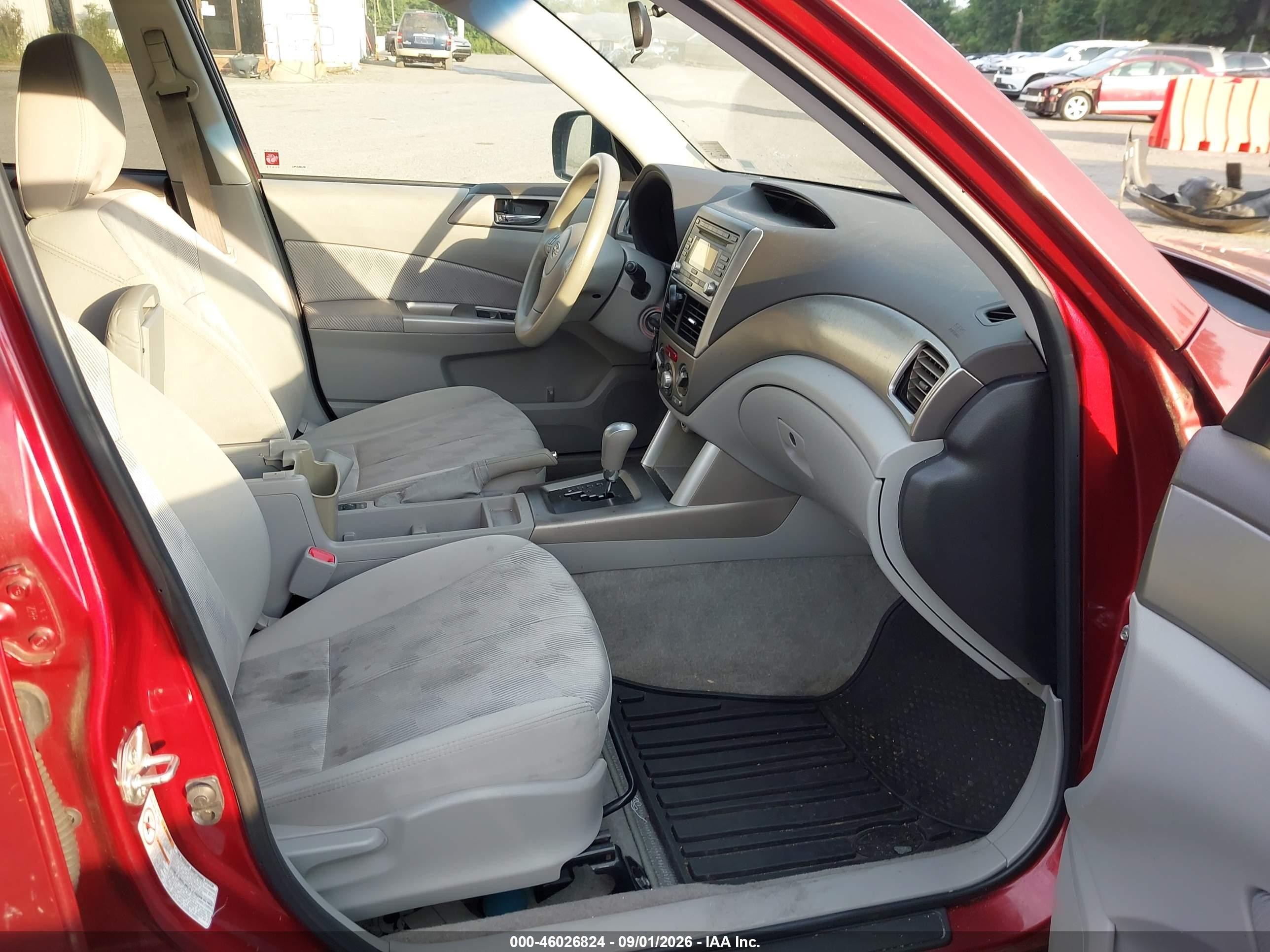 2010 Subaru Forester 2.5x Premium Maroon vin: JF2SH6CC3AH725445