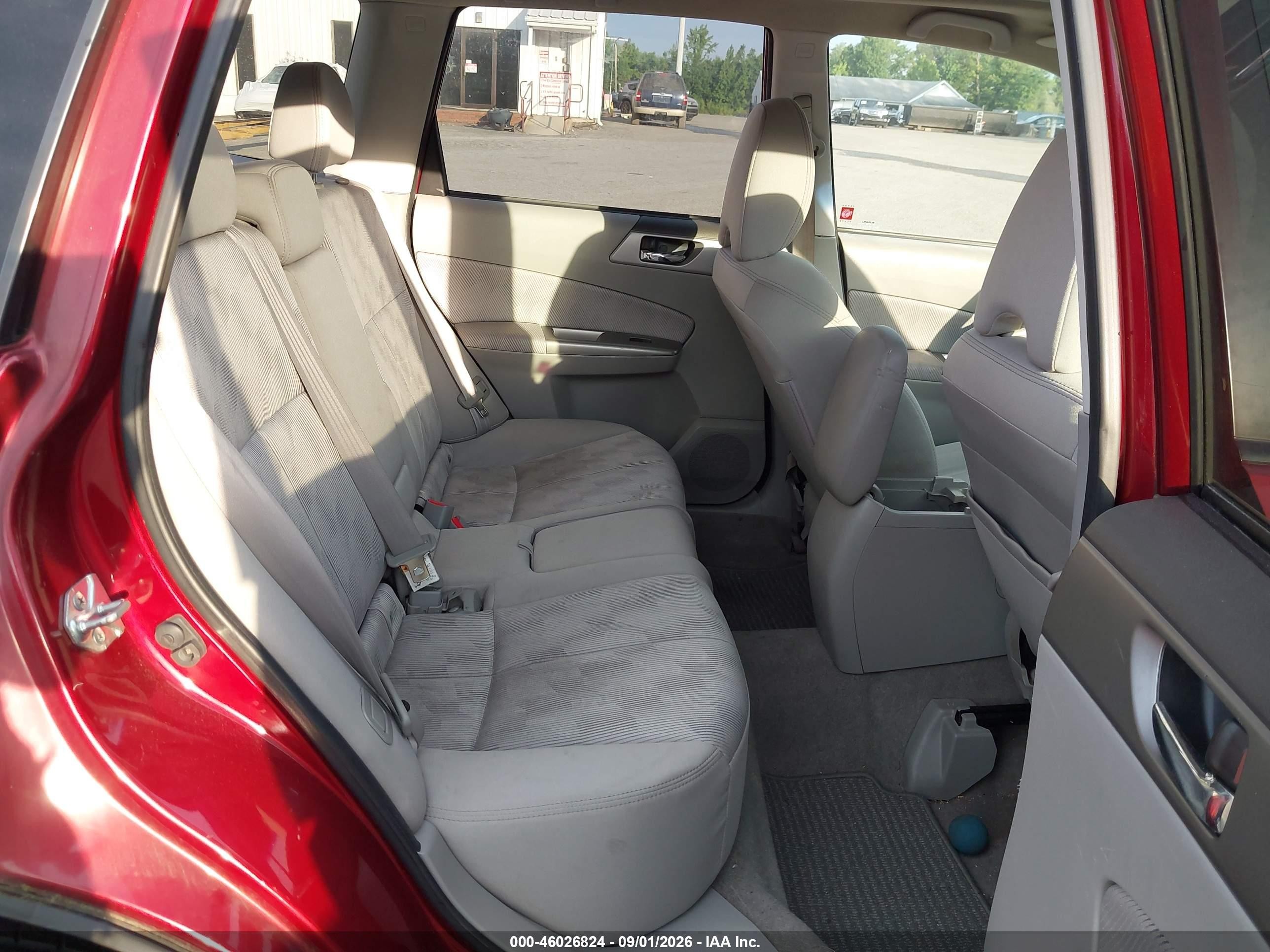 2010 Subaru Forester 2.5x Premium Maroon vin: JF2SH6CC3AH725445