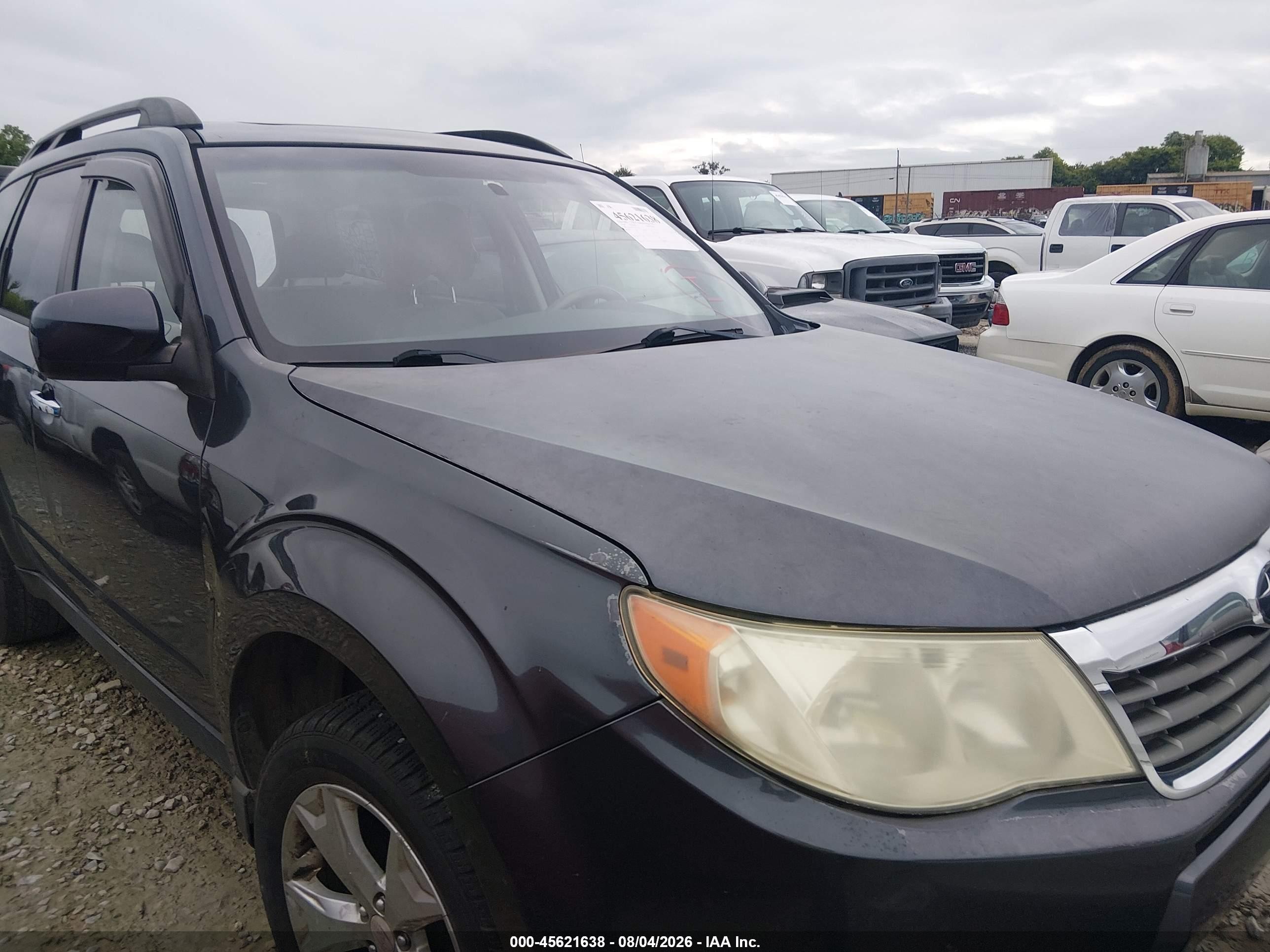 2010 Subaru Forester 2.5x Premium Black vin: JF2SH6CC3AH733559