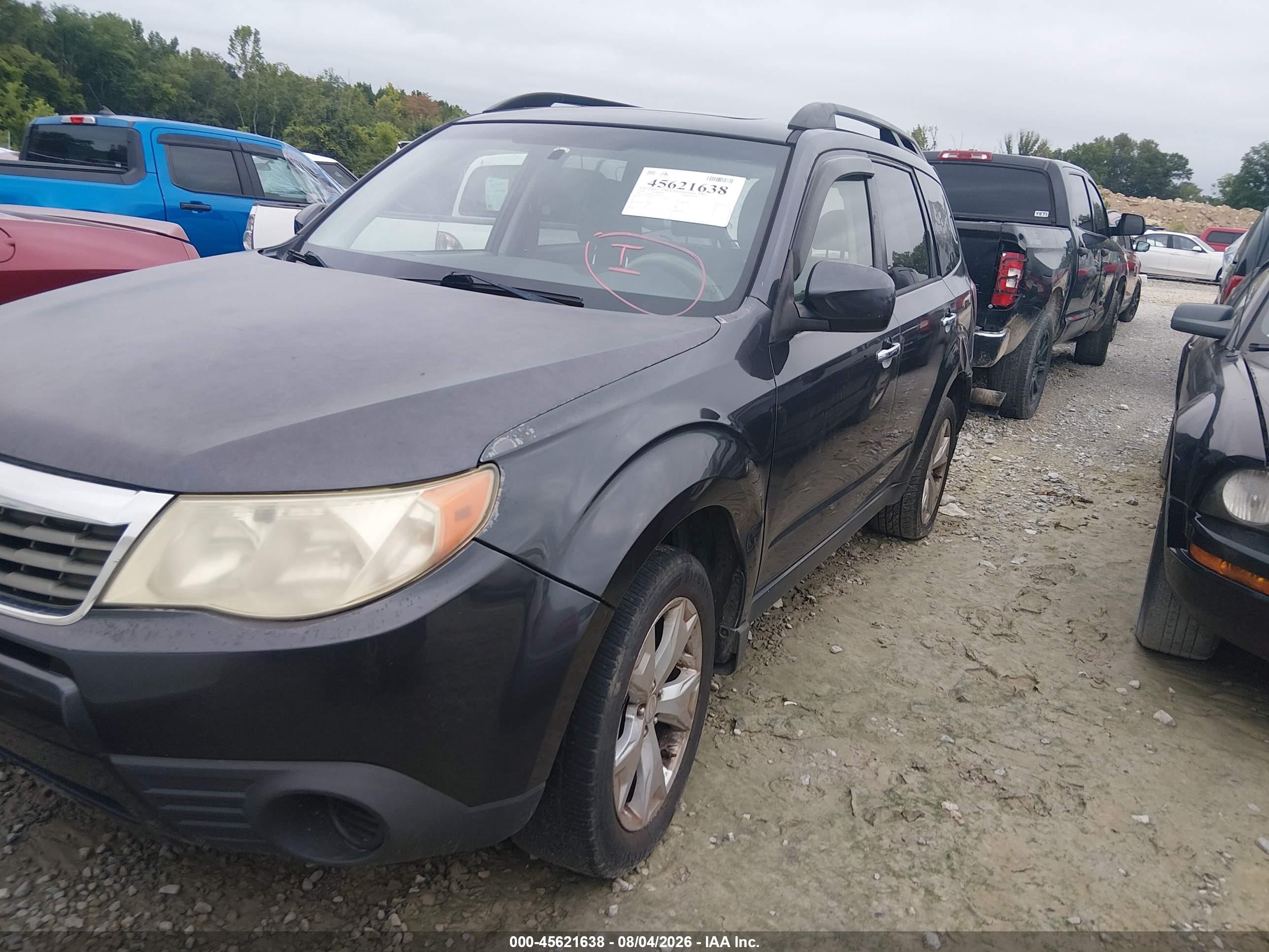 2010 Subaru Forester 2.5x Premium Black vin: JF2SH6CC3AH733559