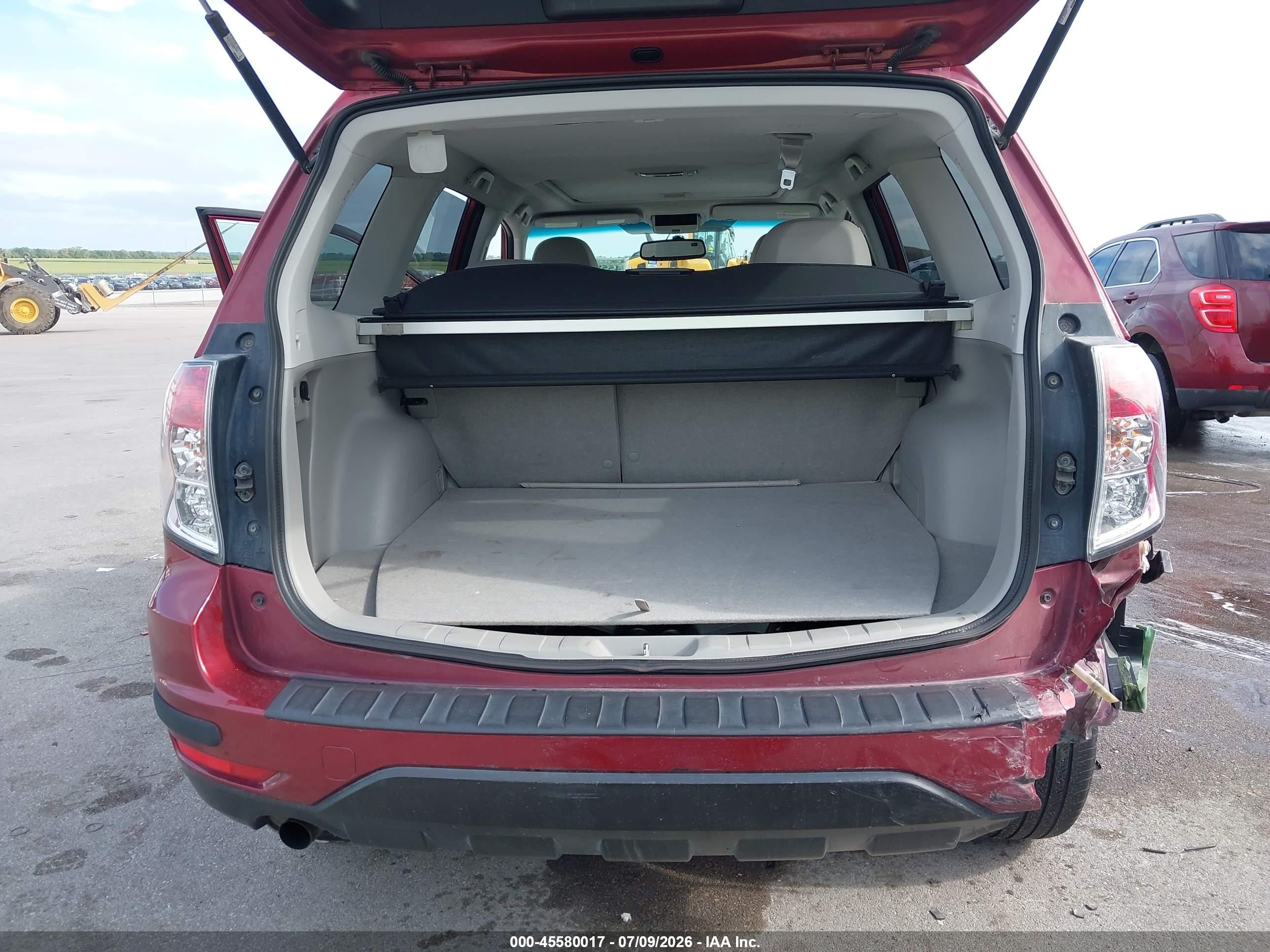 2010 Subaru Forester 2.5x Premium Maroon vin: JF2SH6CC3AH772149