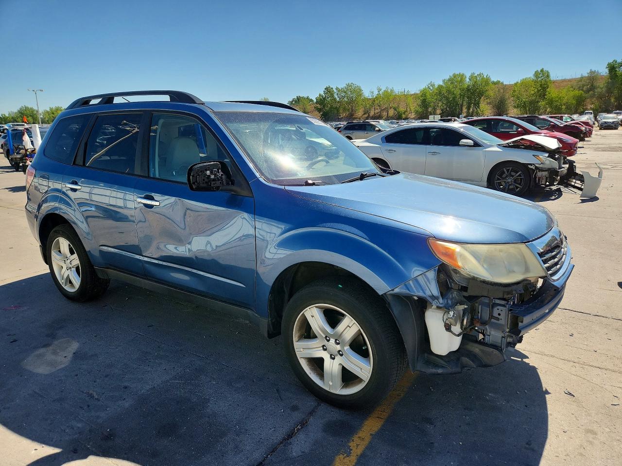 2010 Subaru Forester 2.5x Premium Blue vin: JF2SH6CC3AH786732