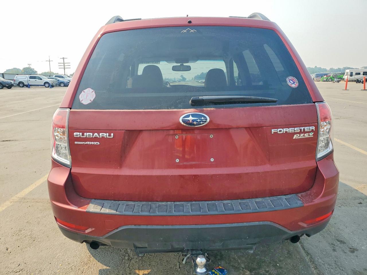 2010 Subaru Forester 2.5x Premium Red vin: JF2SH6CC3AH918226