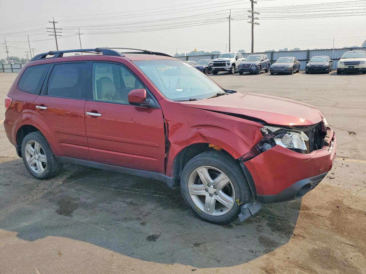 2010 Subaru Forester 2.5x Premium Red vin: JF2SH6CC3AH918226