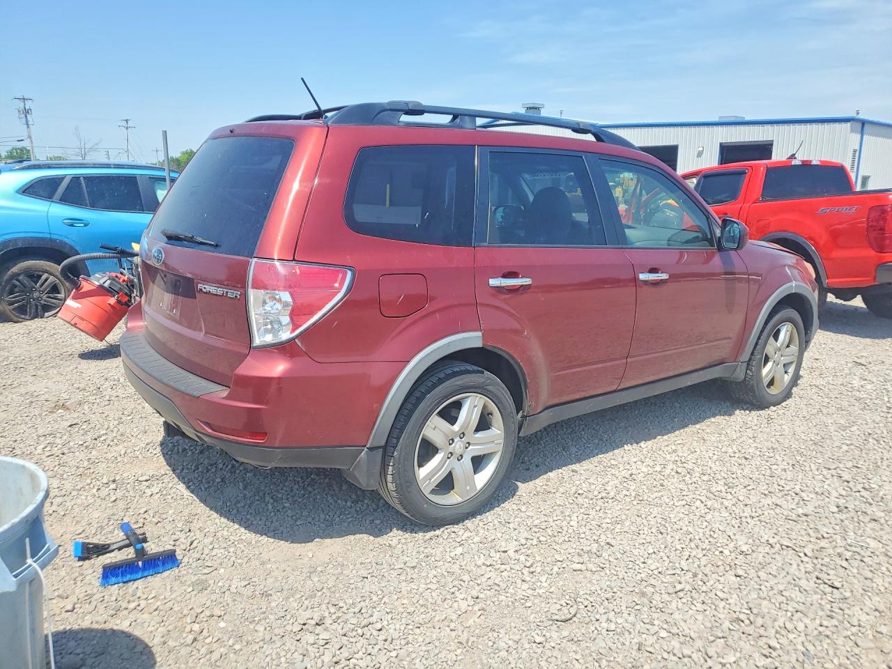2010 Subaru Forester 2.5x Premium Burgundy vin: JF2SH6CC4AH715135