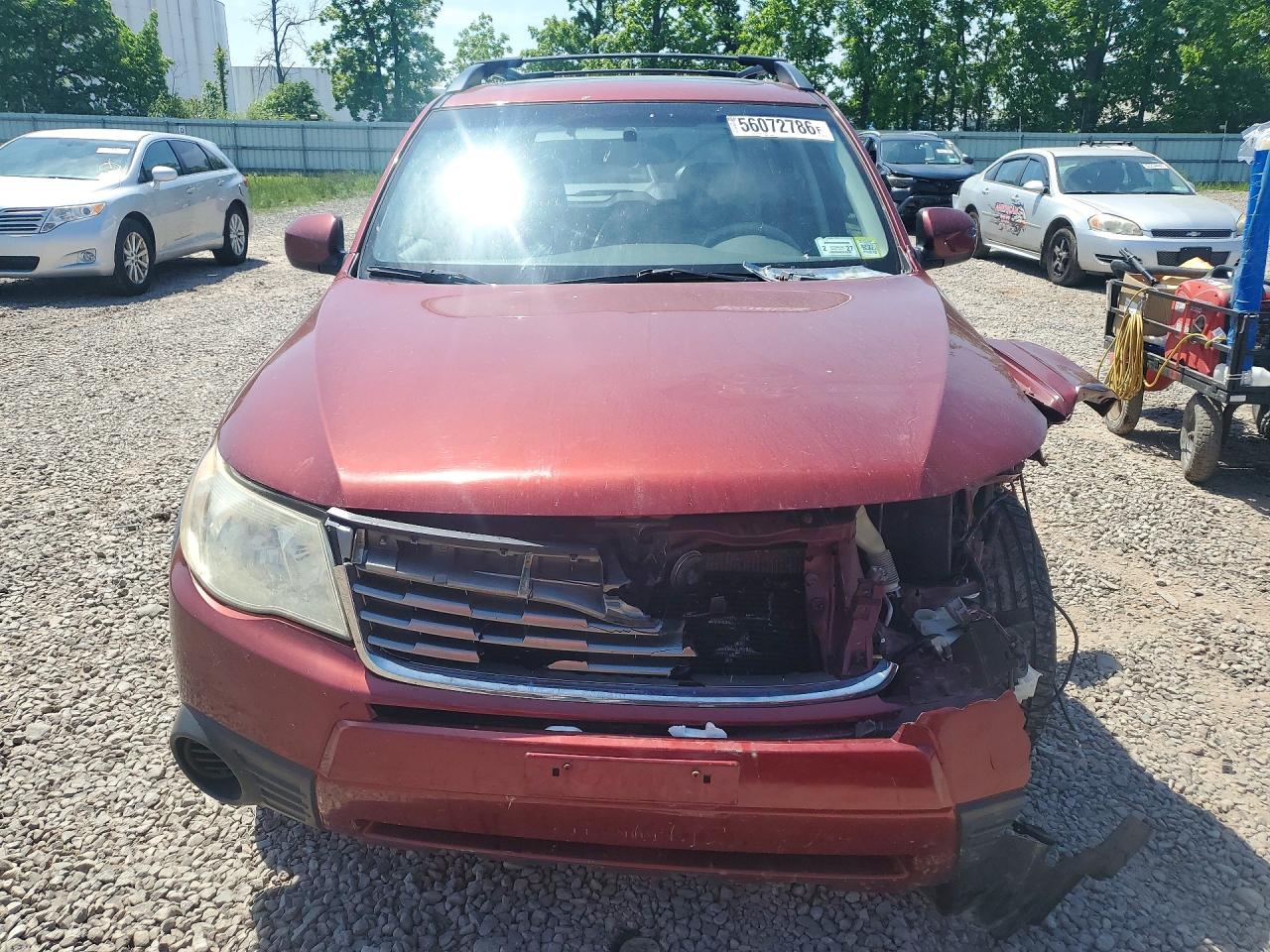 2010 Subaru Forester 2.5x Premium Burgundy vin: JF2SH6CC4AH715135