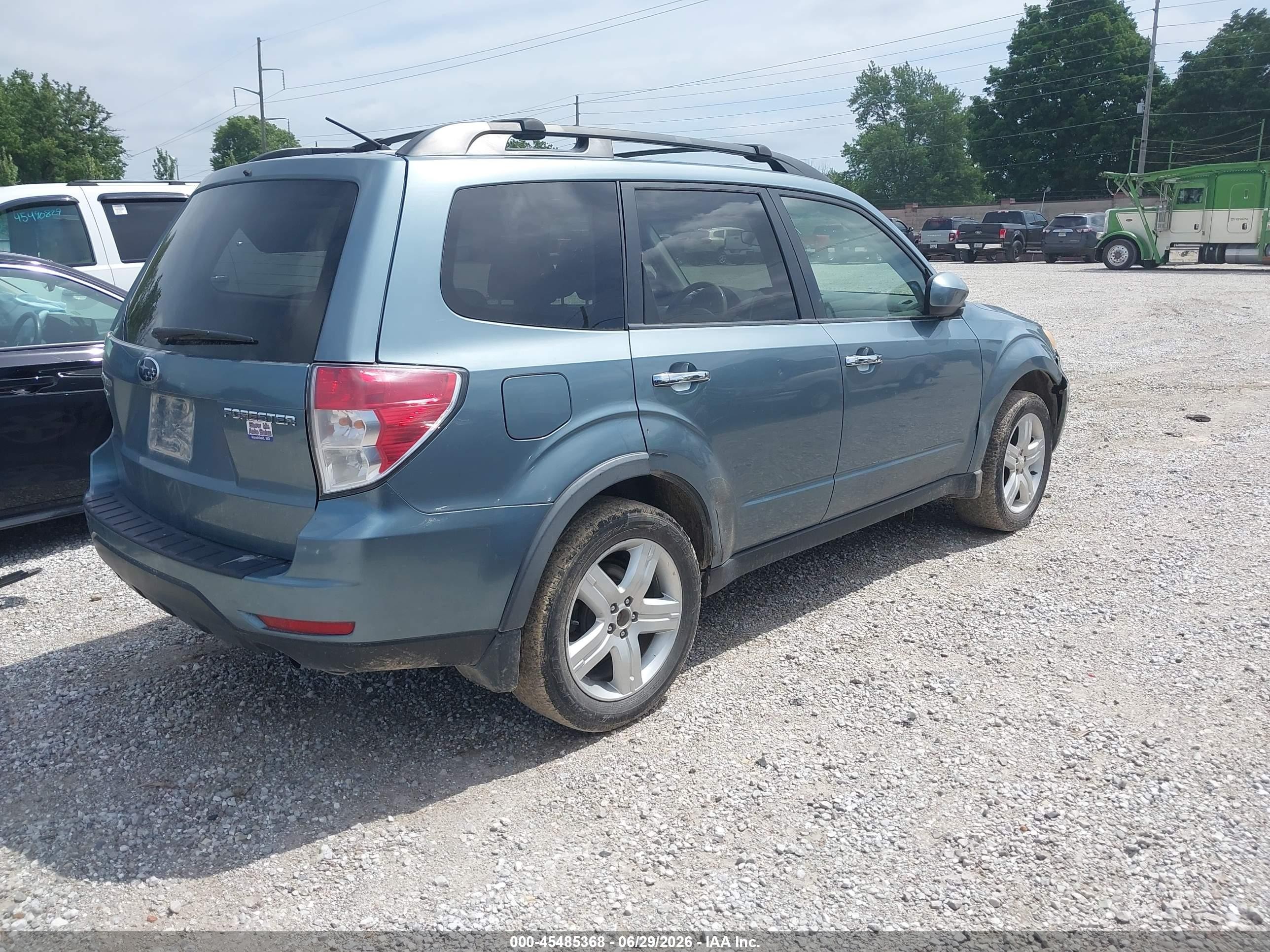 2010 Subaru Forester 2.5x Premium Light Blue vin: JF2SH6CC4AH718729