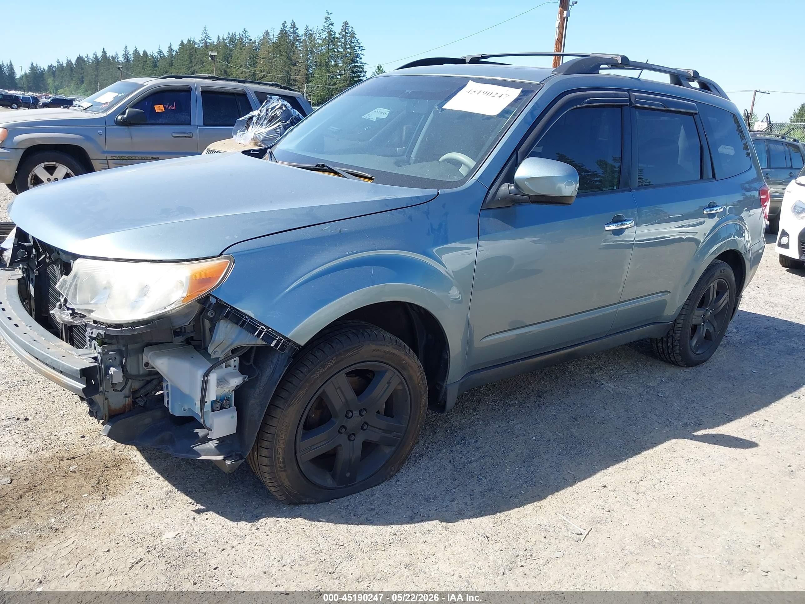 2010 Subaru Forester 2.5x Premium Бирюзовый vin: JF2SH6CC4AH750239