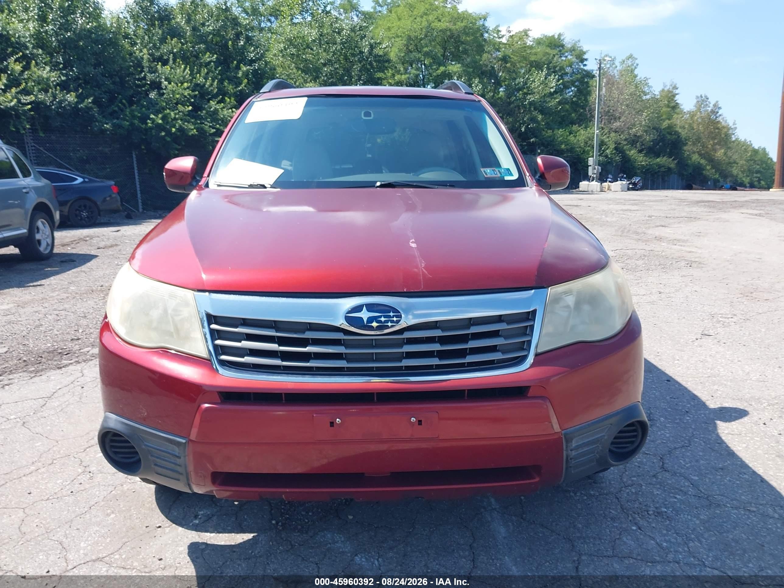 2010 Subaru Forester 2.5x Premium Burgundy vin: JF2SH6CC4AH765162