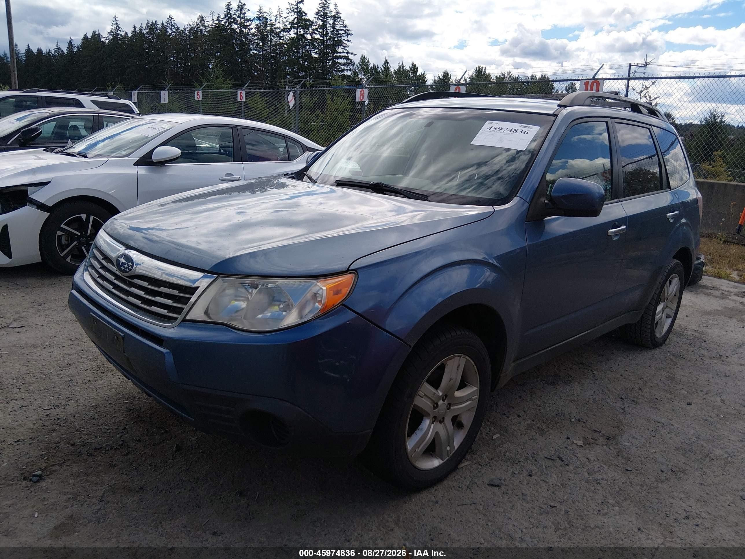 2010 Subaru Forester 2.5x Premium Blue vin: JF2SH6CC4AH785900