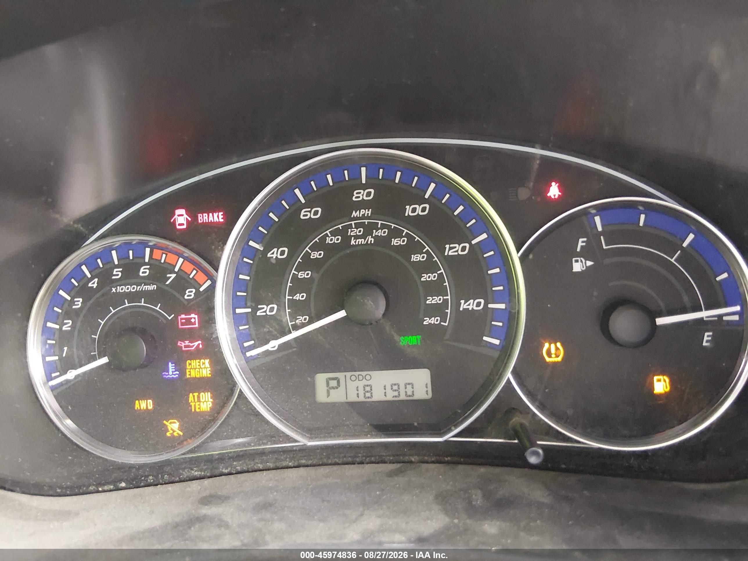 2010 Subaru Forester 2.5x Premium Blue vin: JF2SH6CC4AH785900