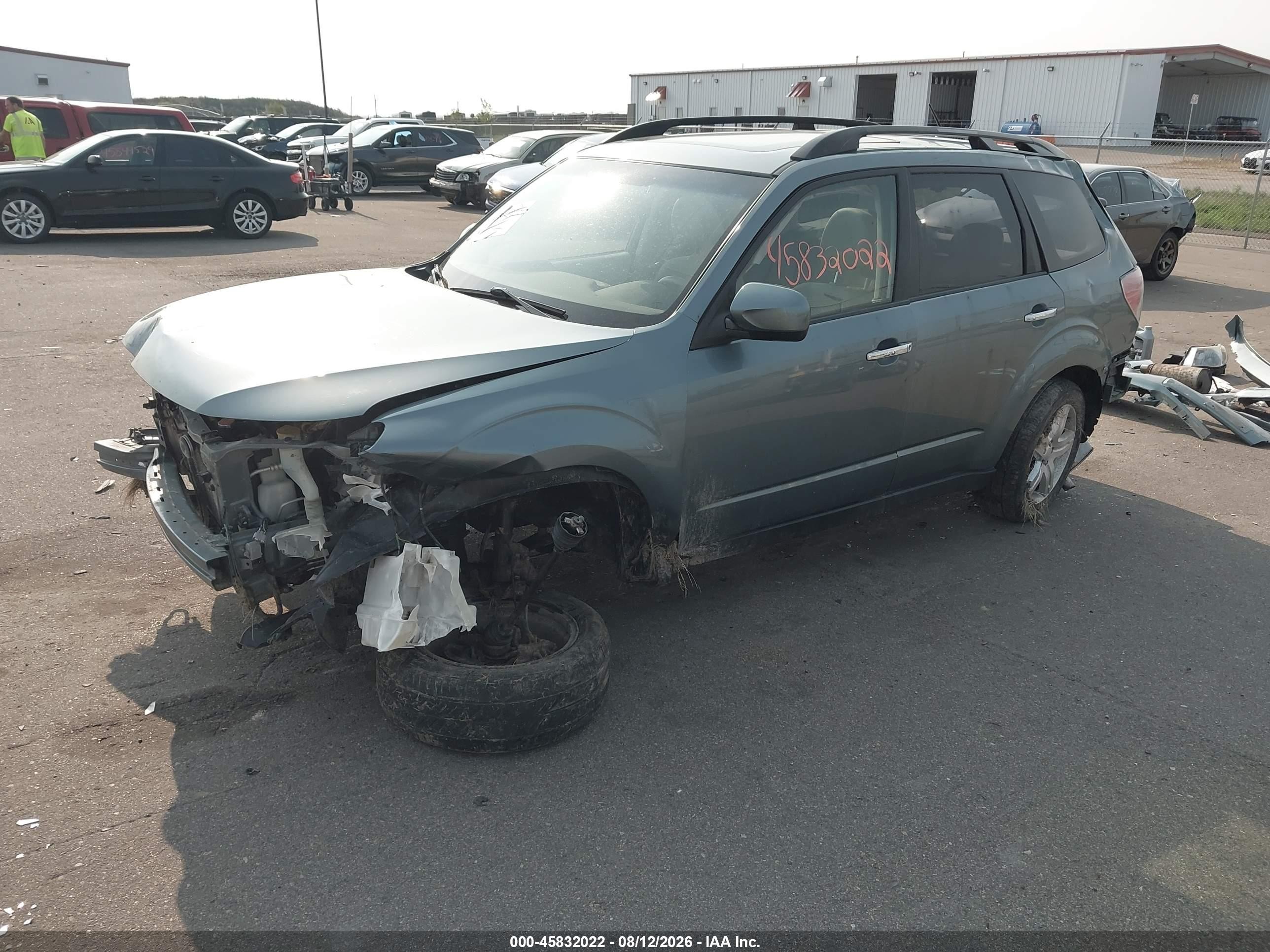 2010 Subaru Forester 2.5x Premium Синий vin: JF2SH6CC4AH900060