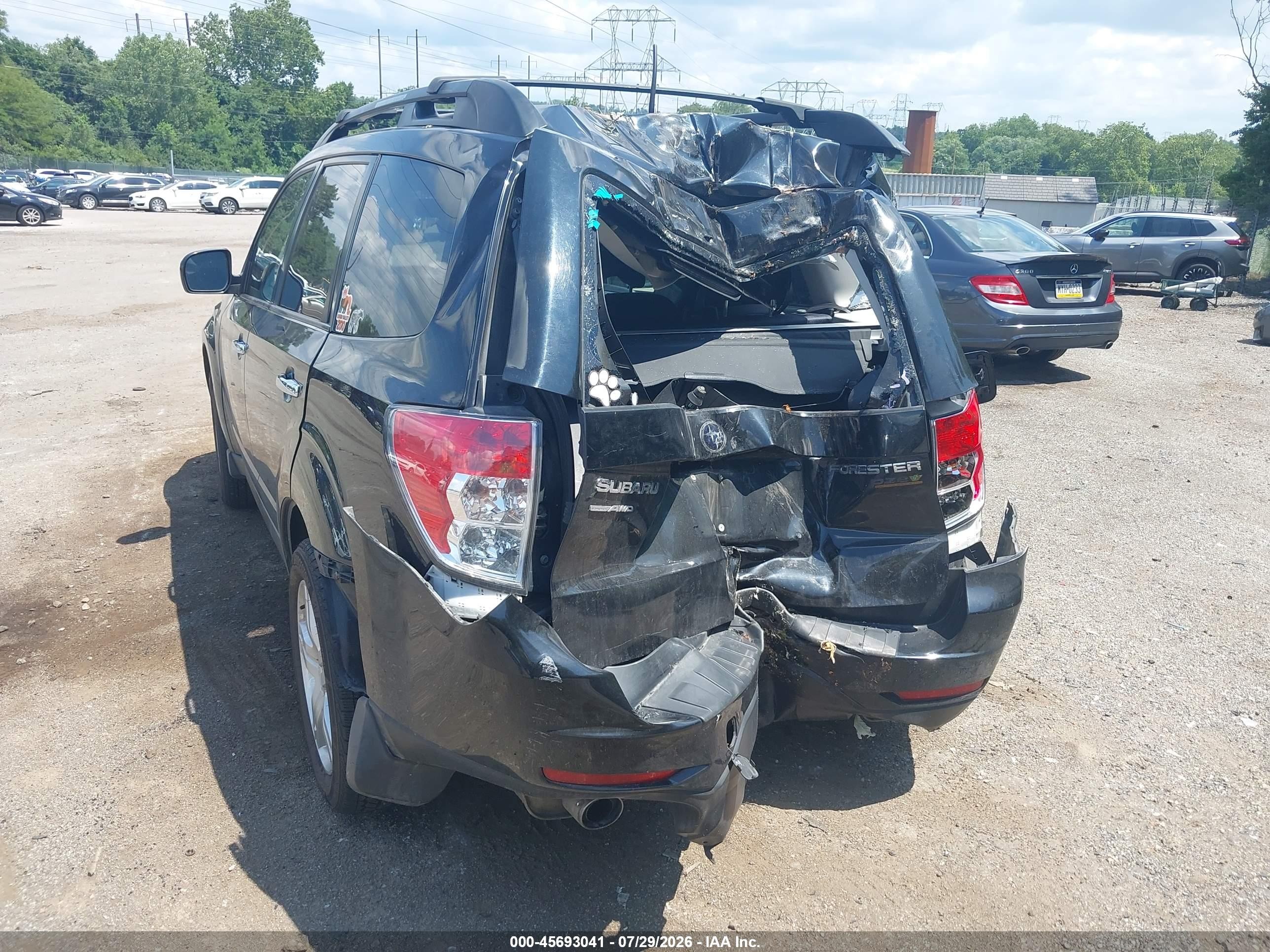 2010 Subaru Forester 2.5x Premium Black vin: JF2SH6CC5AH700899