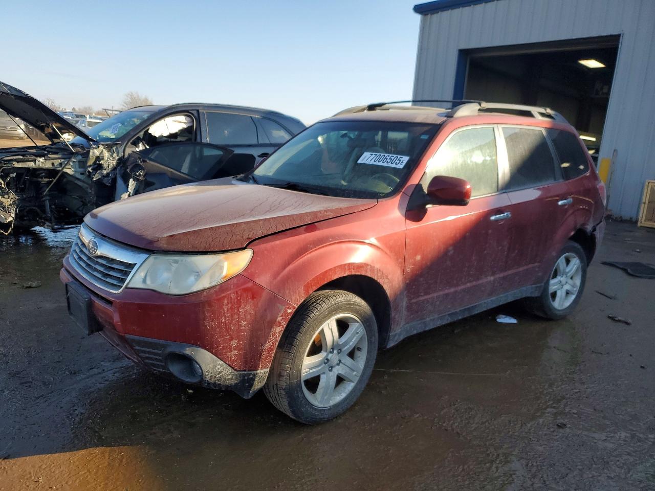 2010 Subaru Forester 2.5x Premium Maroon vin: JF2SH6CC5AH702801