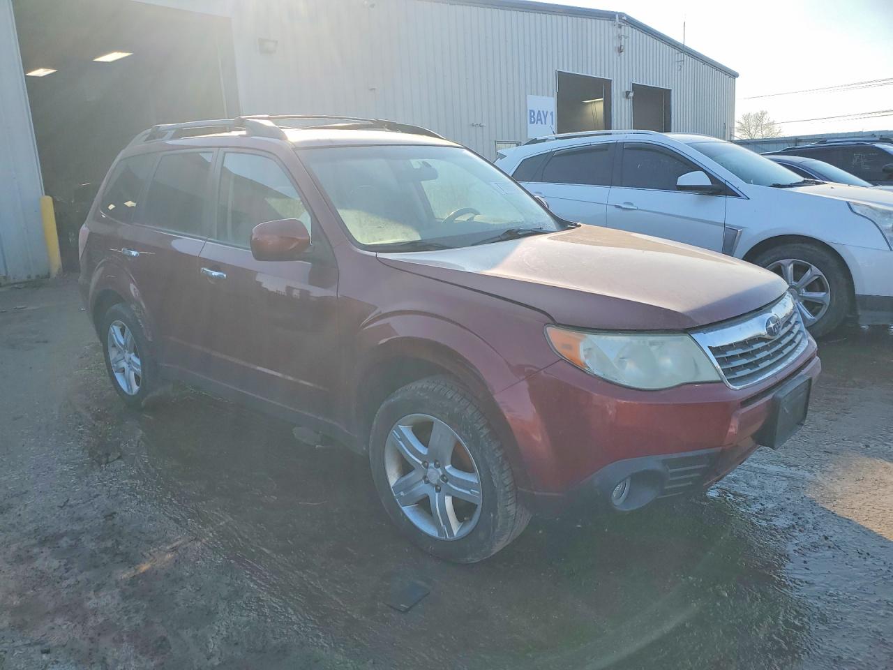 2010 Subaru Forester 2.5x Premium Maroon vin: JF2SH6CC5AH702801