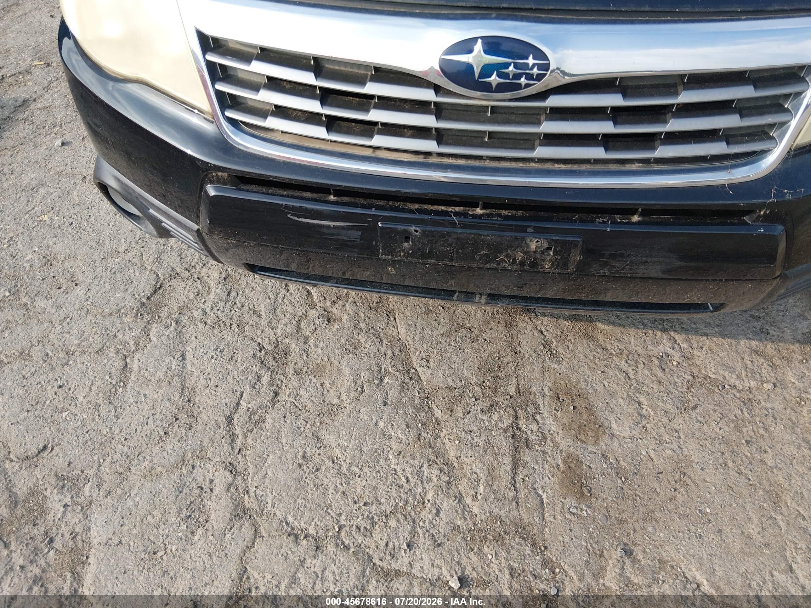 2010 Subaru Forester 2.5x Premium Black vin: JF2SH6CC5AH754736