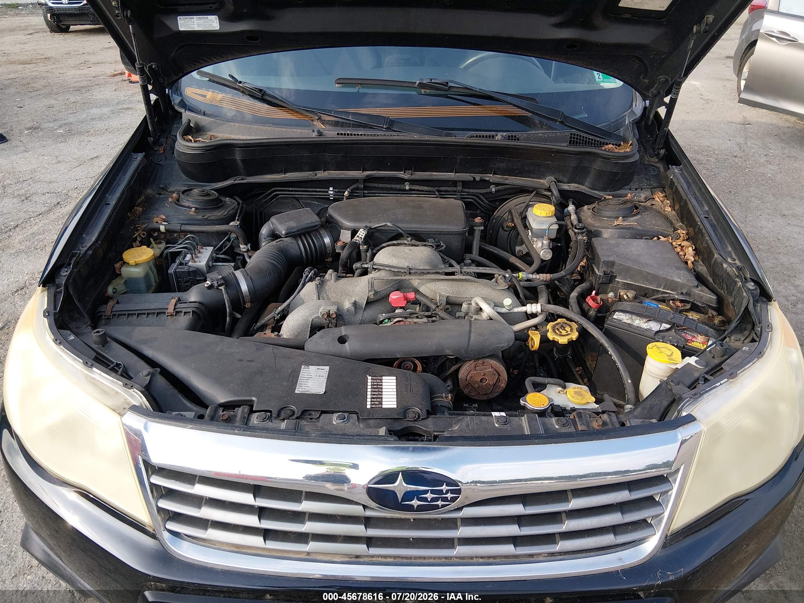 2010 Subaru Forester 2.5x Premium Black vin: JF2SH6CC5AH754736
